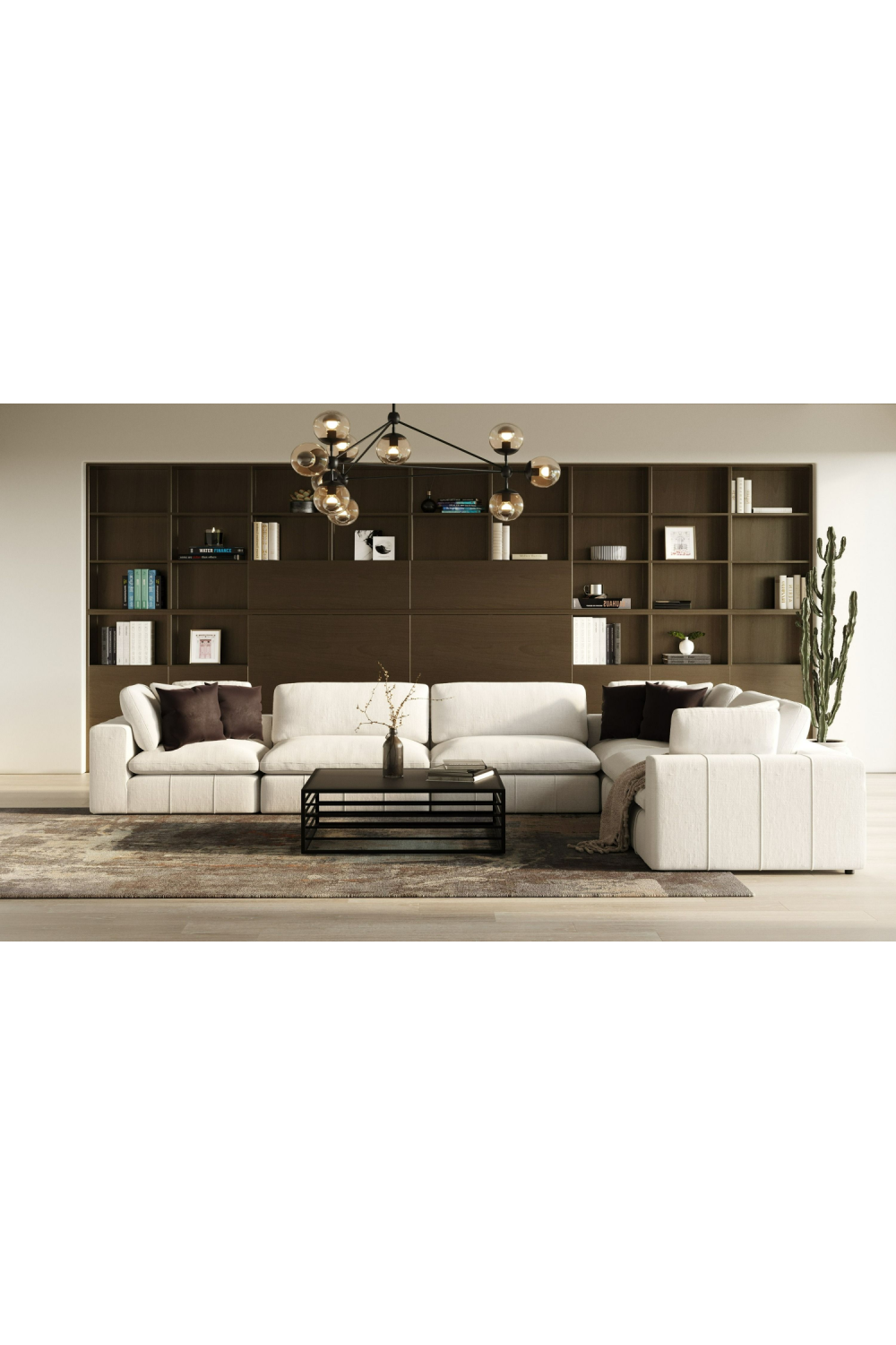 White Modular Corner Sofa | OROA Modern Vicki | Oroa.com
