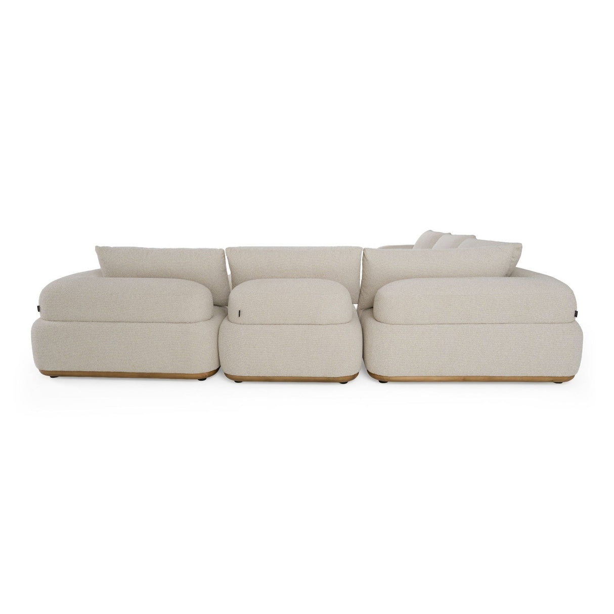 Modern European furniture - Off-White Contemporary Sectional Sofa - www.oroa.com