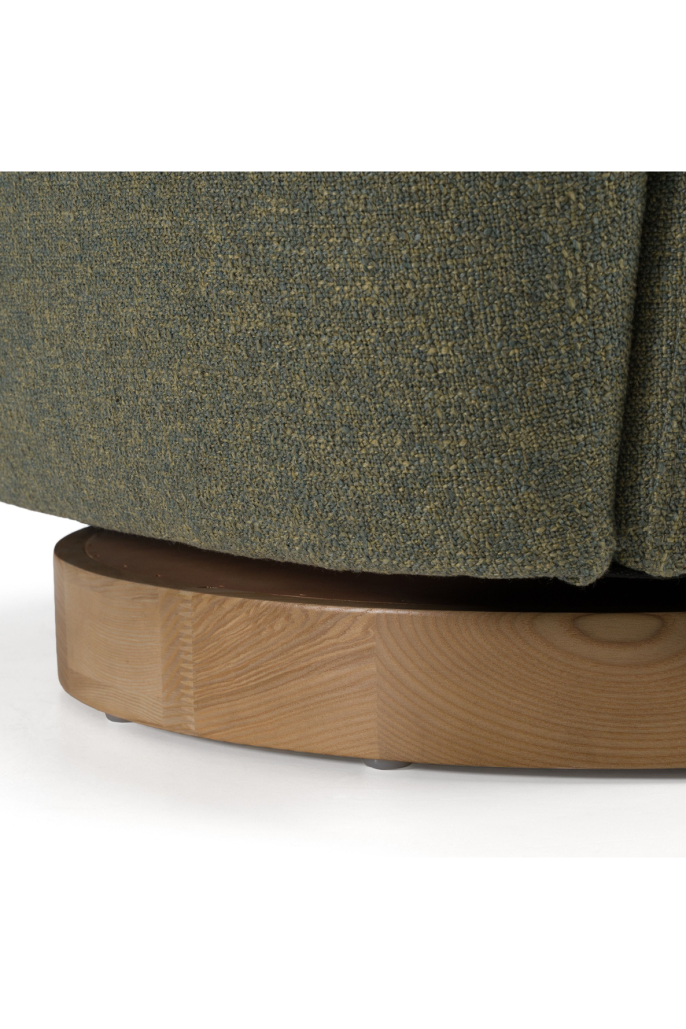 Hemp Fabric Swivel Accent Chair | OROA Modern Agatha | Oroa.com