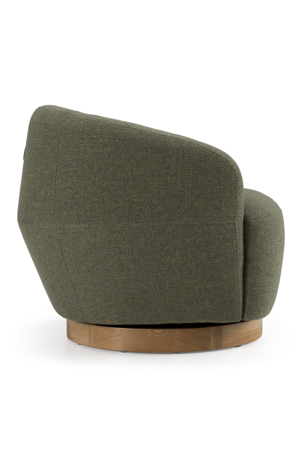 Hemp Fabric Swivel Accent Chair | OROA Modern Agatha | Oroa.com