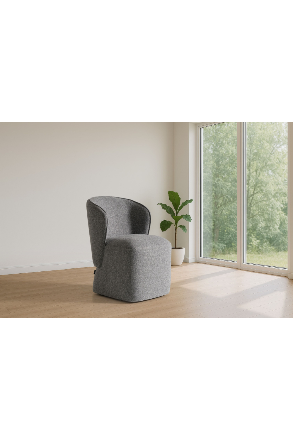 Fabric Swivel Dining Chair | Oroa.com