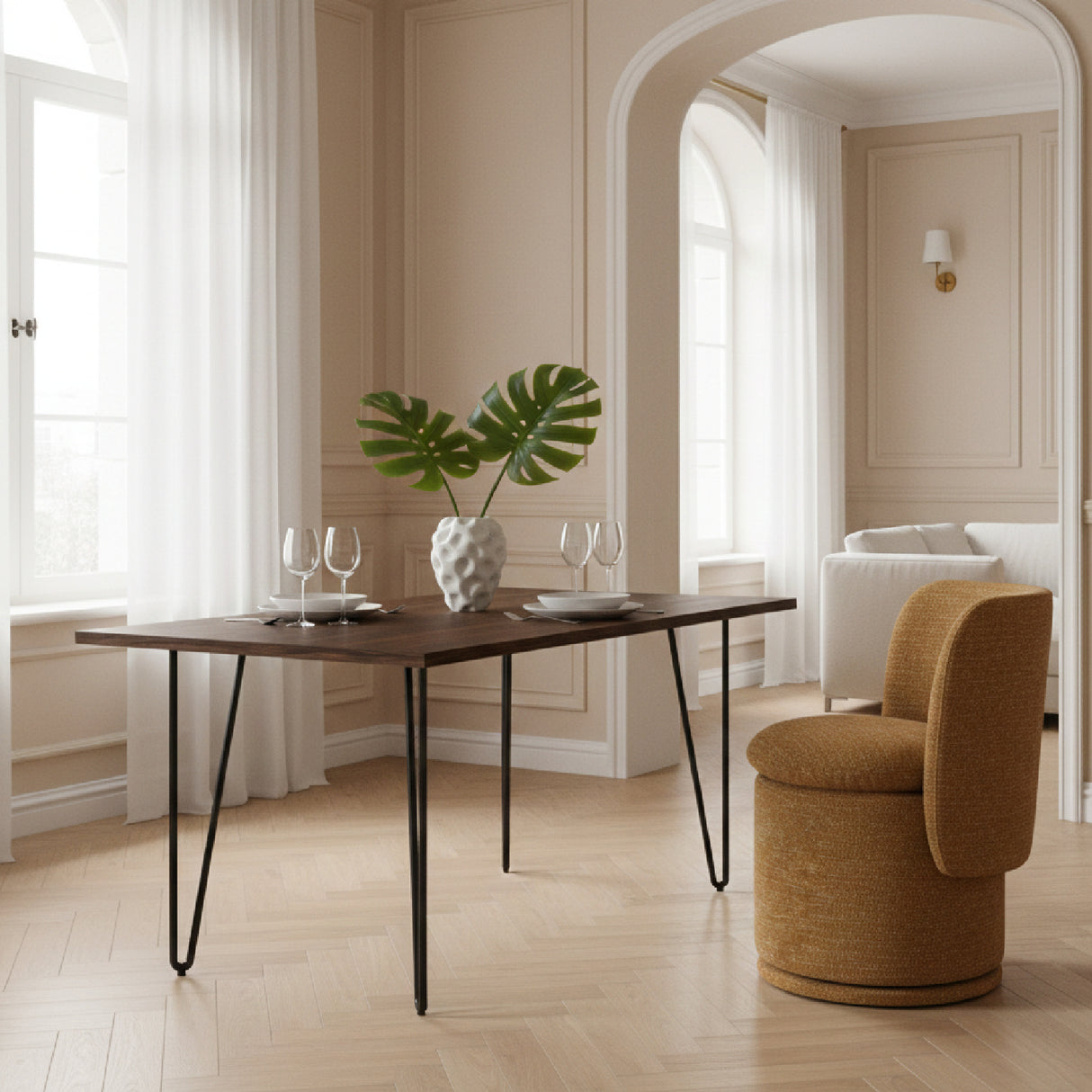 Round Swivel Dining Chair | Oroa.com