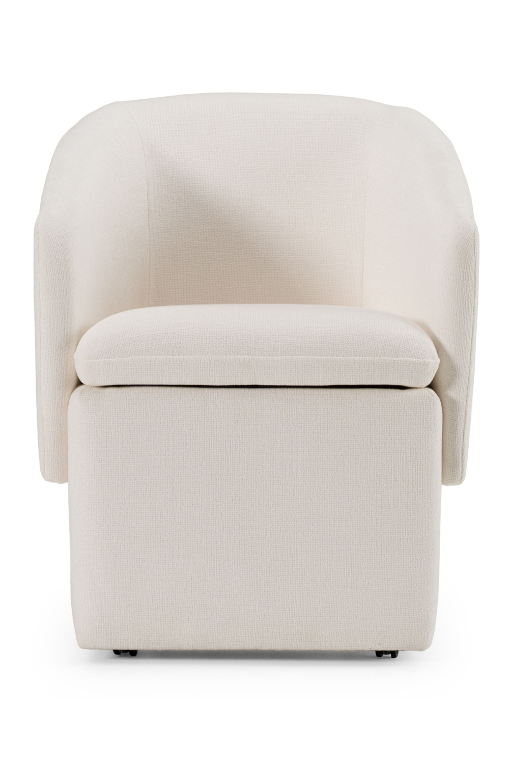 Curved Wheeled Dining Chair | Oroa.com