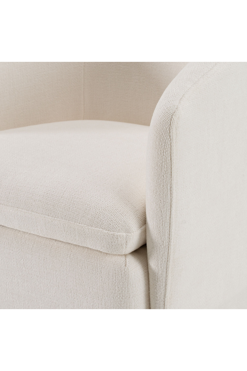 Curved Wheeled Dining Chair | Oroa.com