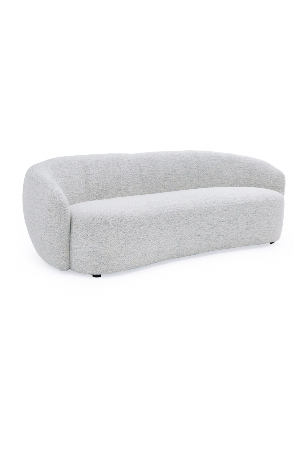 White Round-Back Sofa | OROA Modern Omaha | Oroa.com
