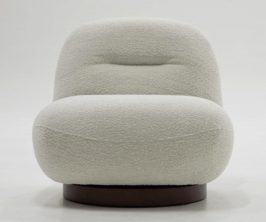 Fabric Upholstered Swivel Chair | OROA Modern Renee | Oroa.com