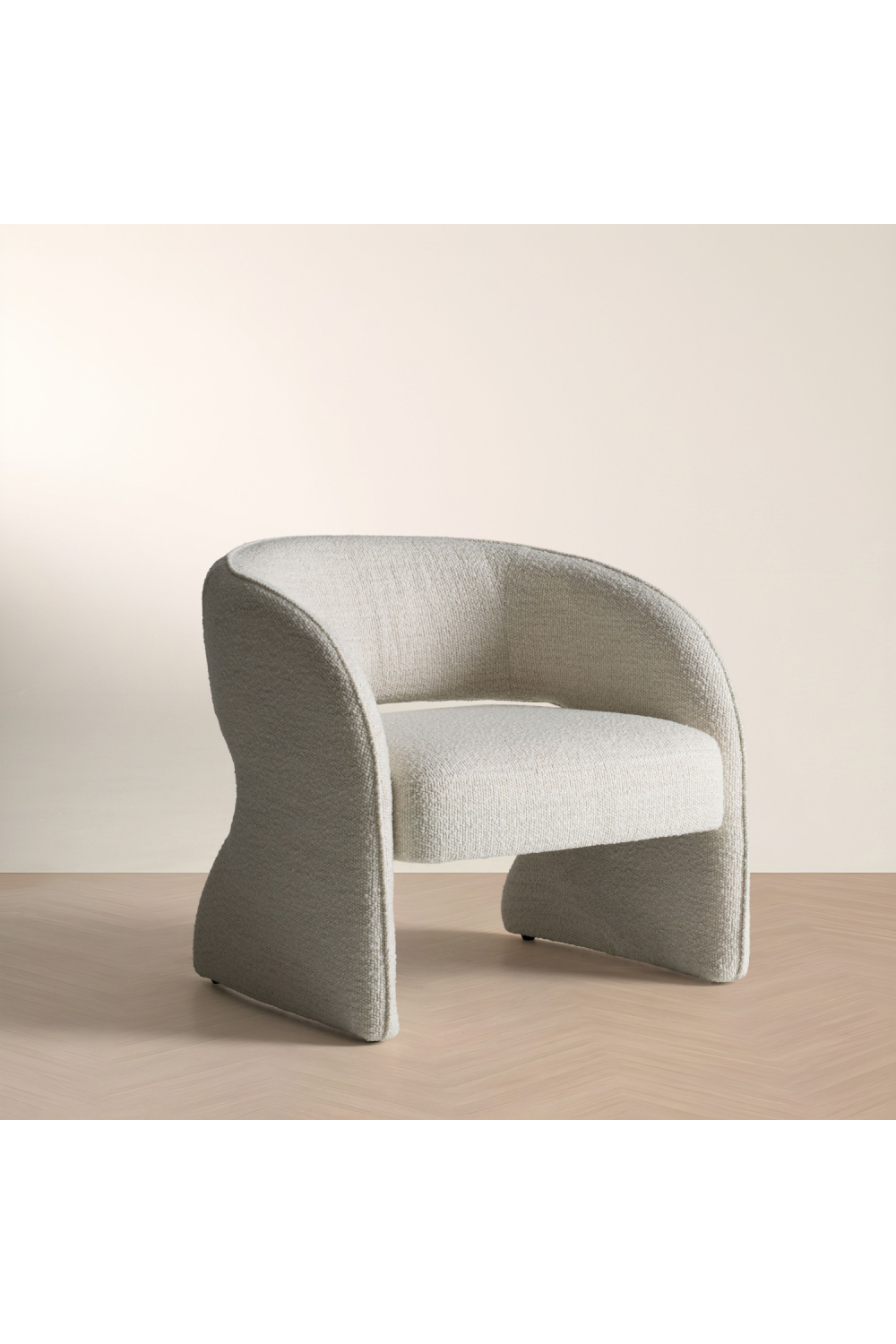 Cream Cut-out Accent Chair | OROA Modern Luby | Oroa.com