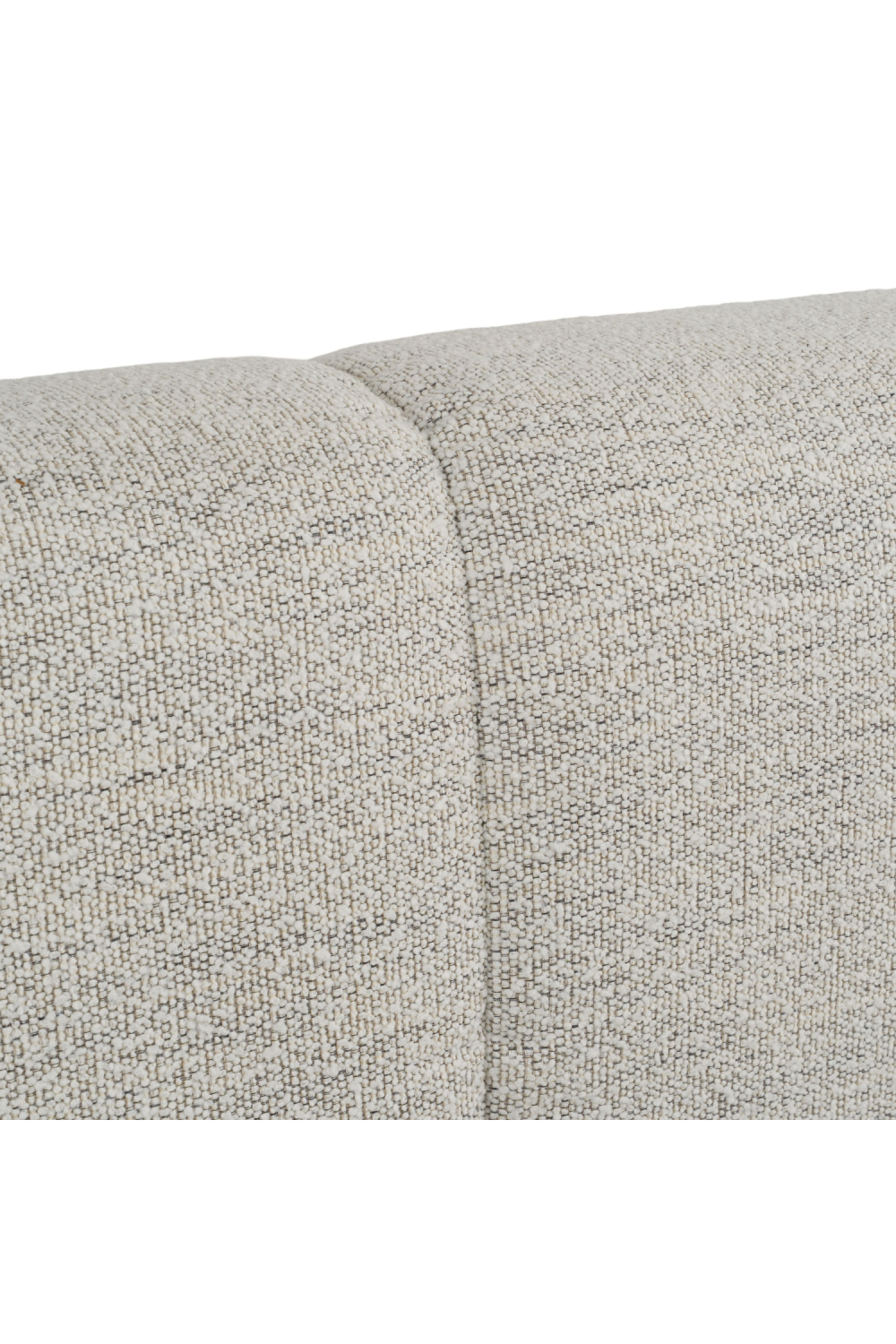 Channel-Tufted Cream Bed | OROA Modern Lamont | Oroa.com