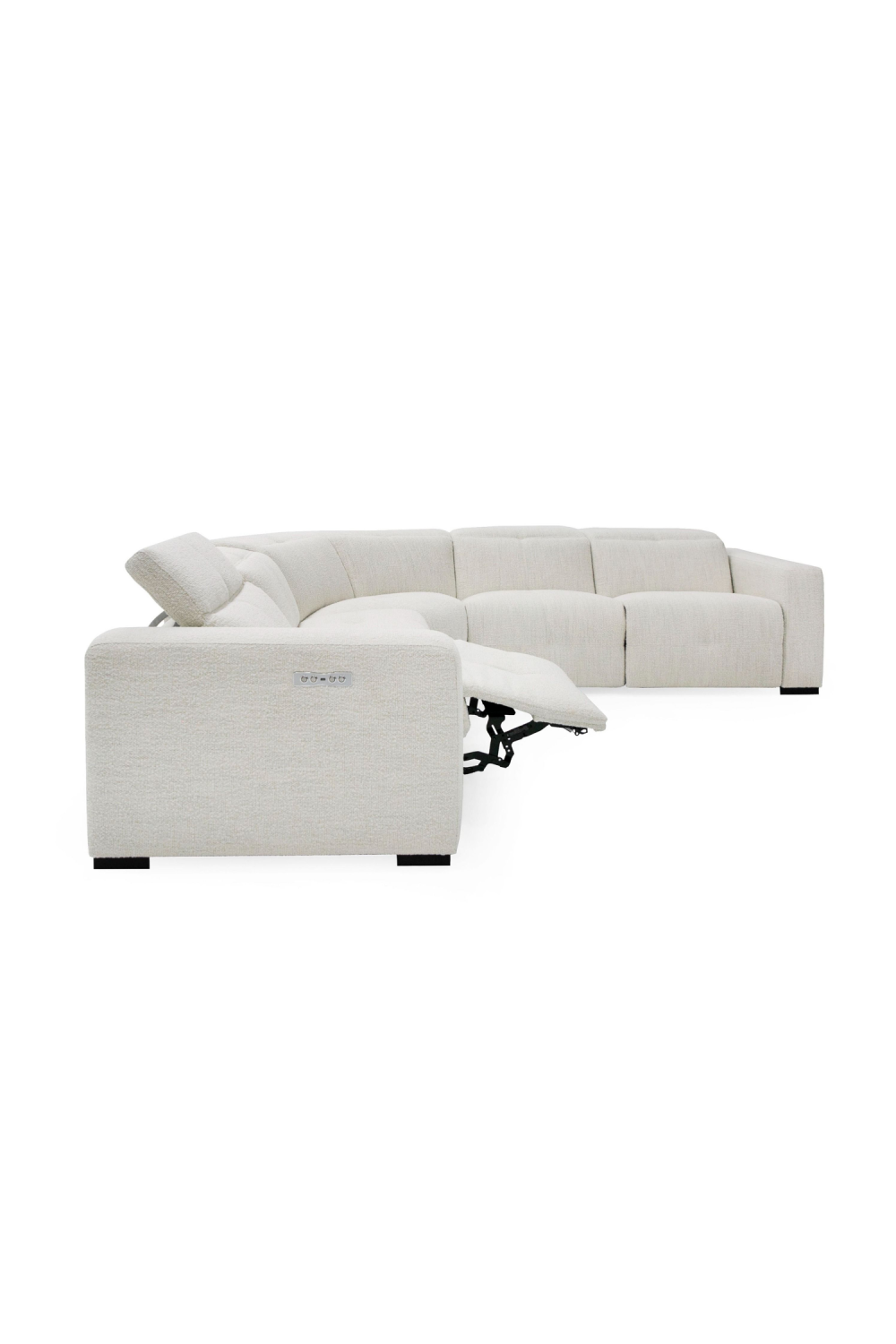 White Sectional Recliner Sofa | OROA Modern Beck | Oroa.com