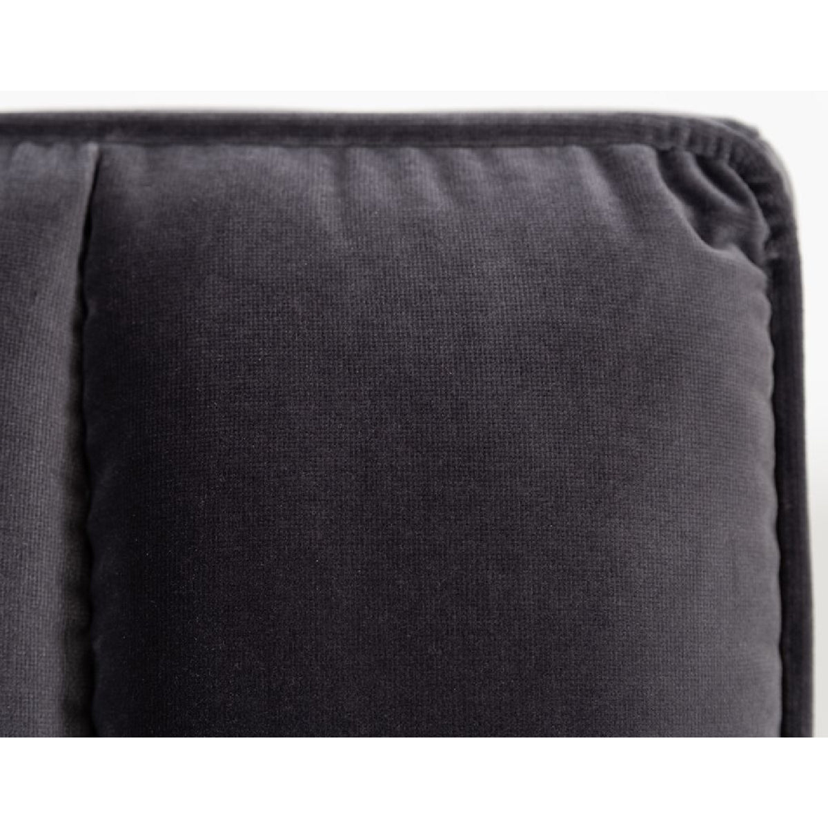 Gray Velvet Bed | OROA Modern Hemlock