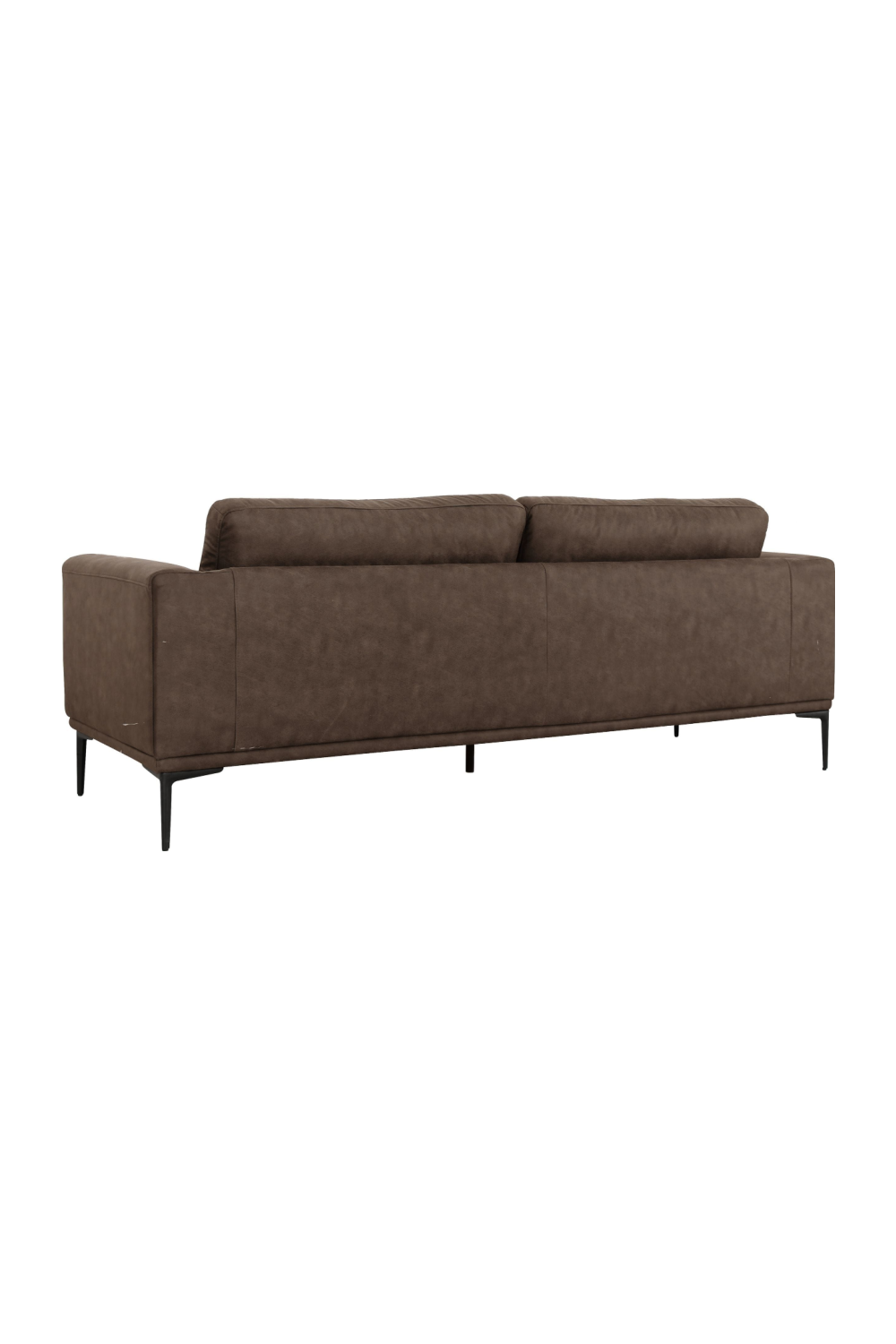 Brown Fabric Loveseat | OROA Modern Jada | Oroa.com