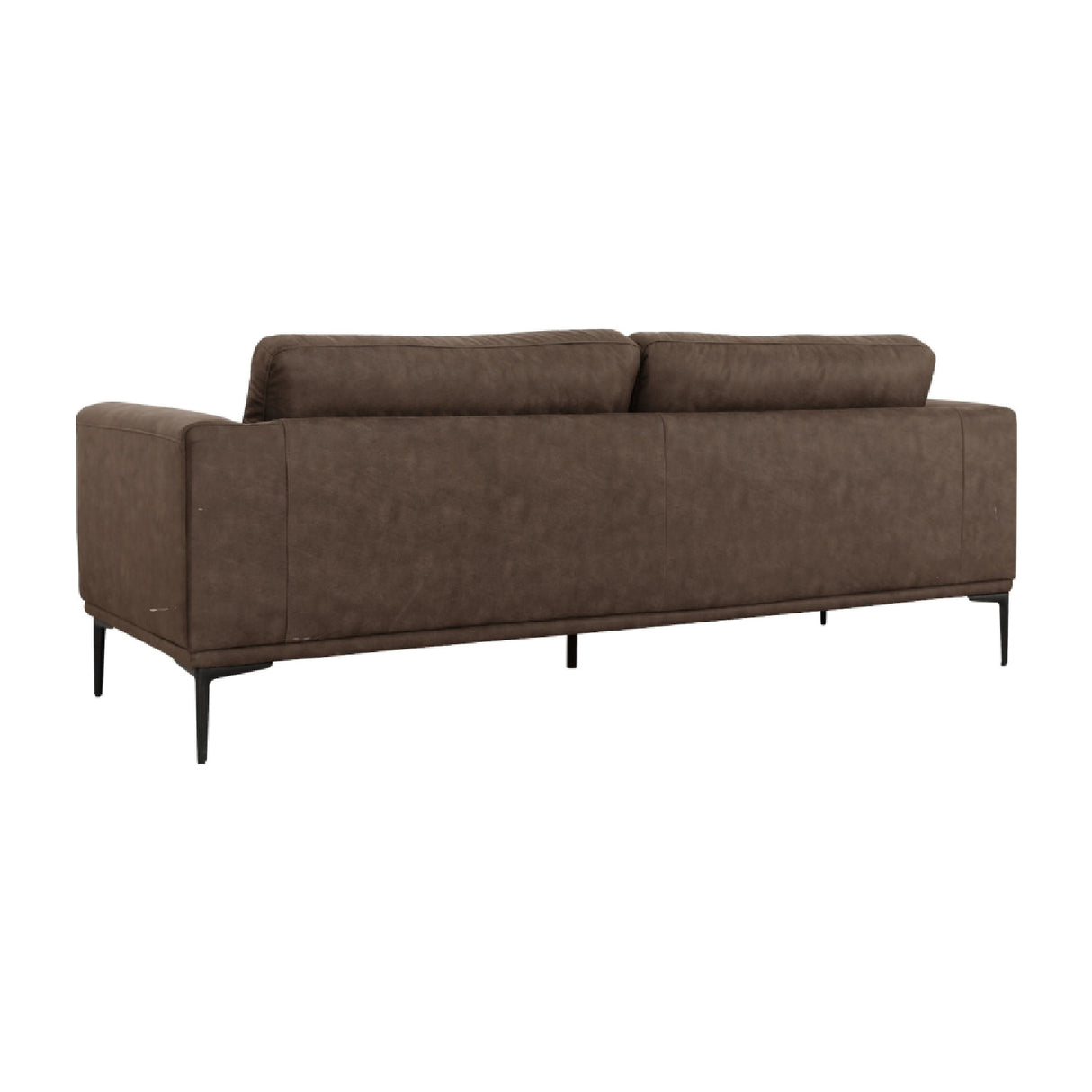 Brown Fabric Sofa – Jada – rear view