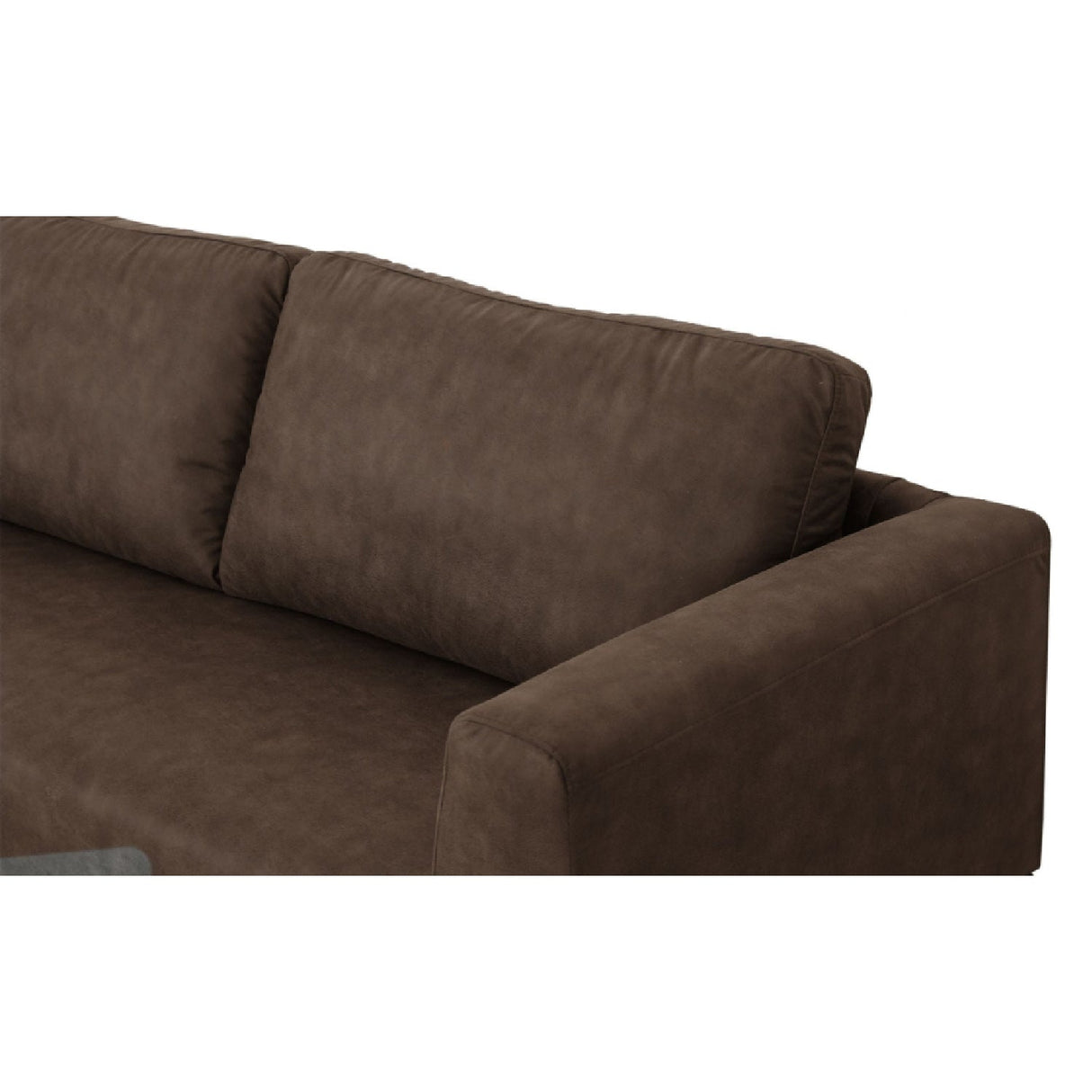 Brown Fabric Sofa | OROA Modern Jada