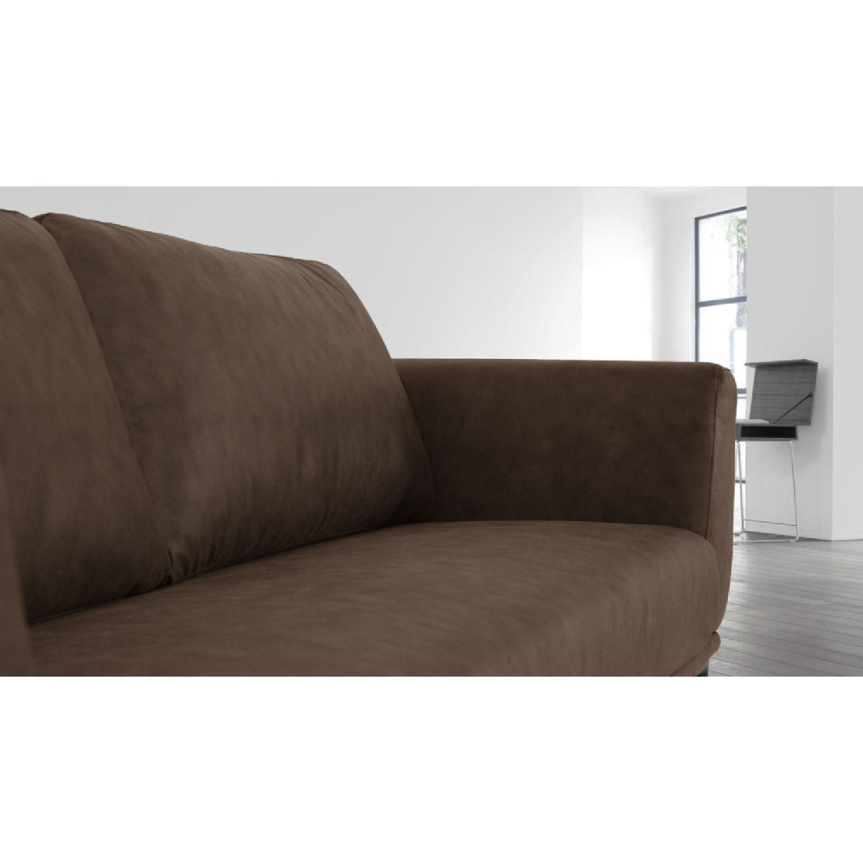 Brown Fabric Sofa – Jada – alternate view 6