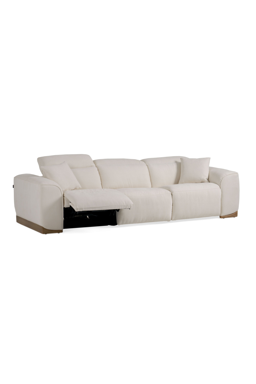 White Fabric Recliner Sofa | OROA Modern Hagerty | Oroa.com