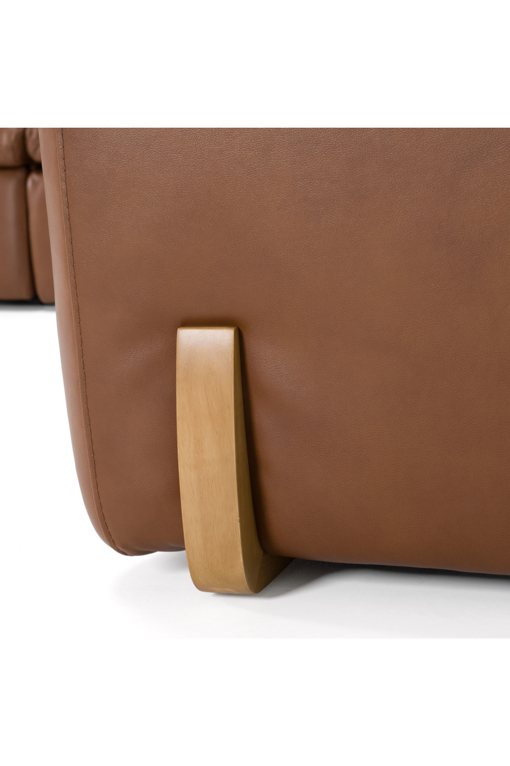 Brown Leather Sectional Recliner Sofa | OROA Modern Conrad | Oroa.com