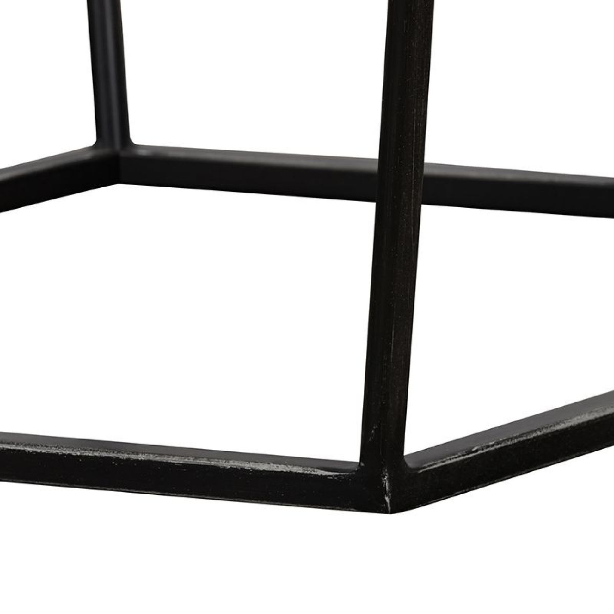 Hexagonal Concrete End Table | OROA Modern Tartan