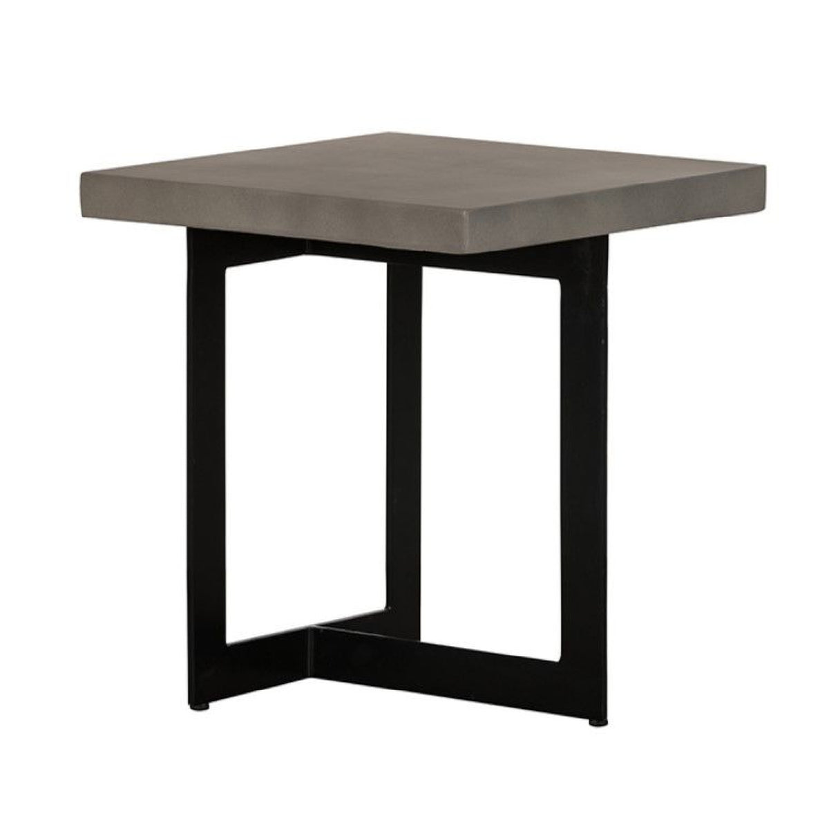 Concrete & Metal End Table | OROA Modern Sharon