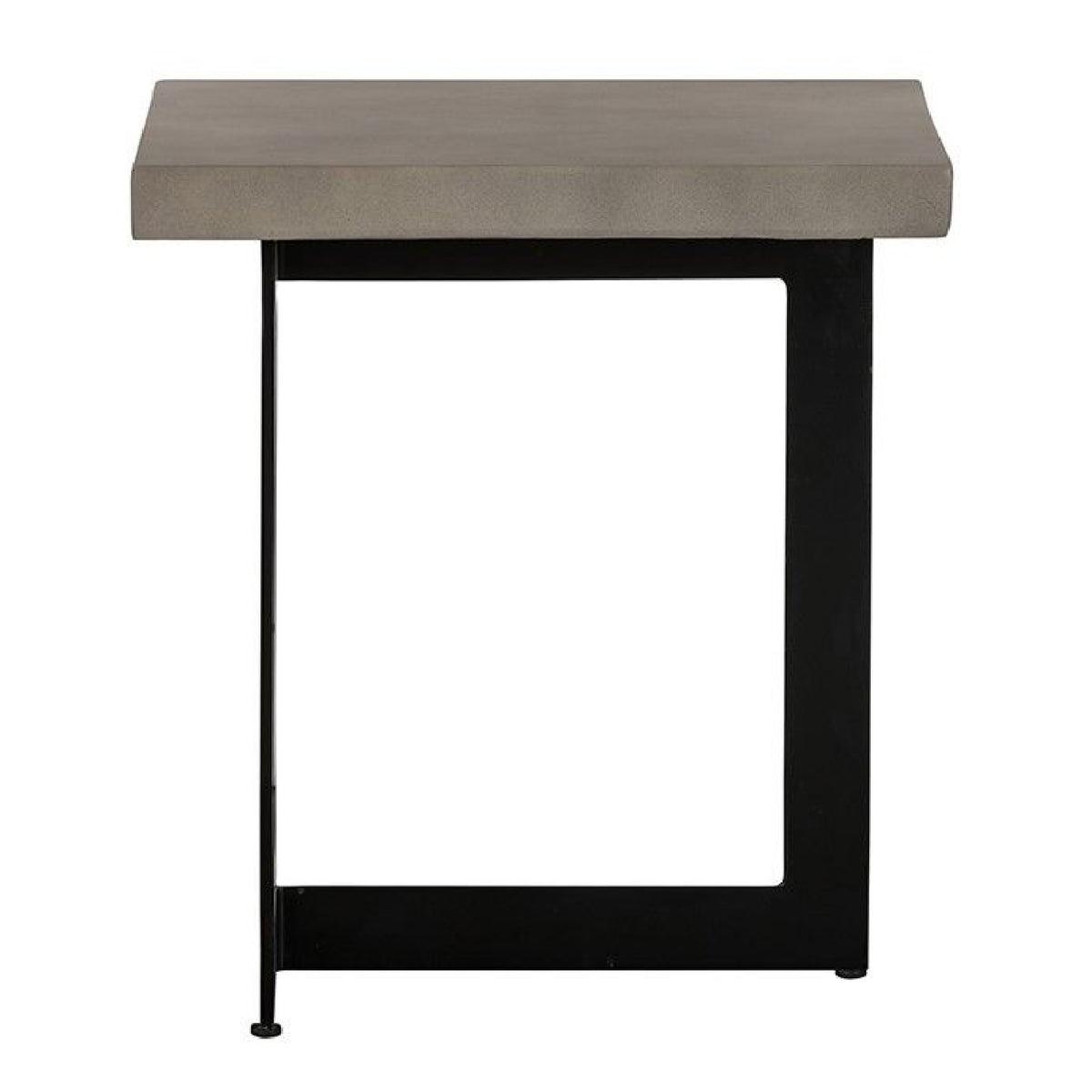 Concrete & Metal End Table | OROA Modern Sharon