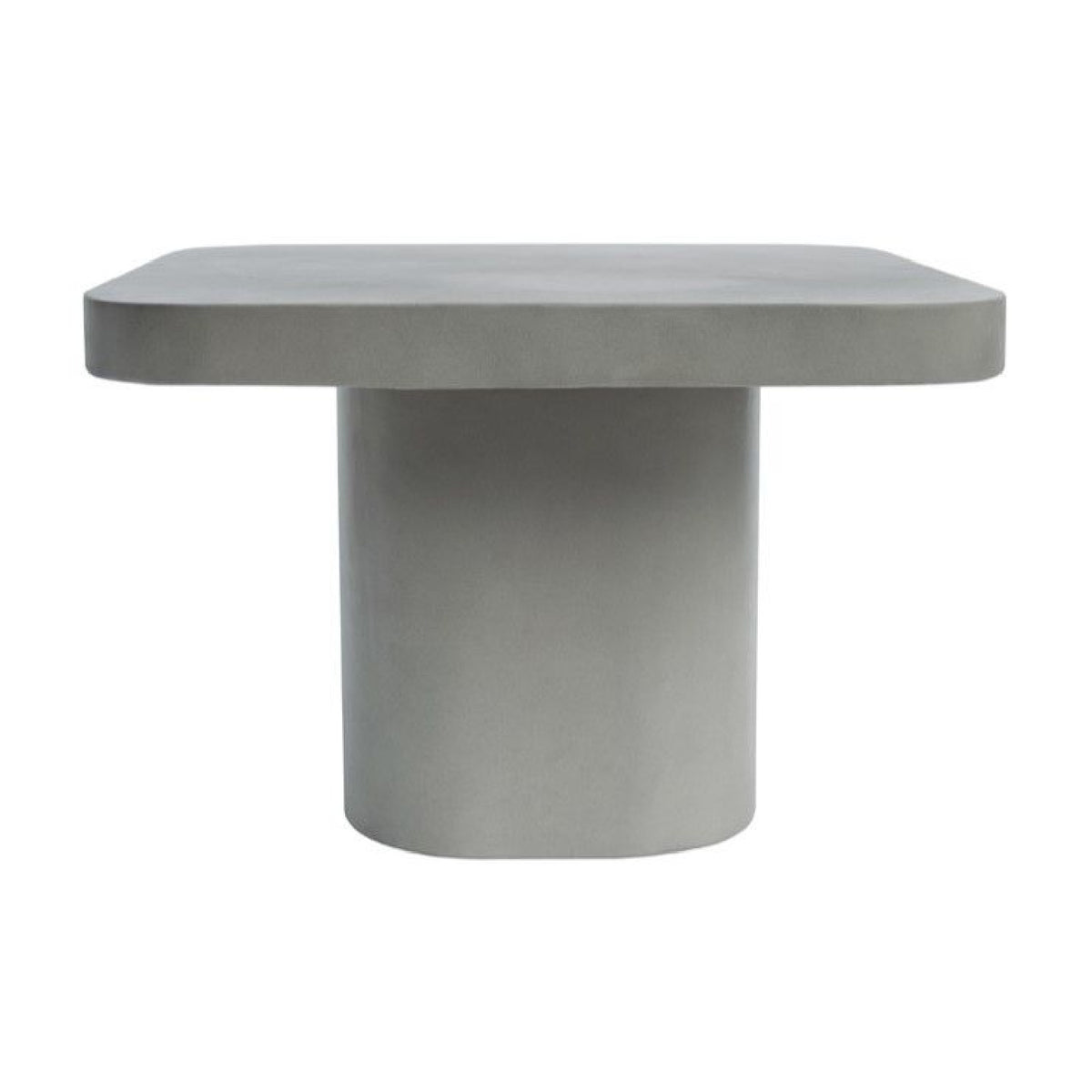 Gray Concrete Square End Table | OROA Modern Flores
