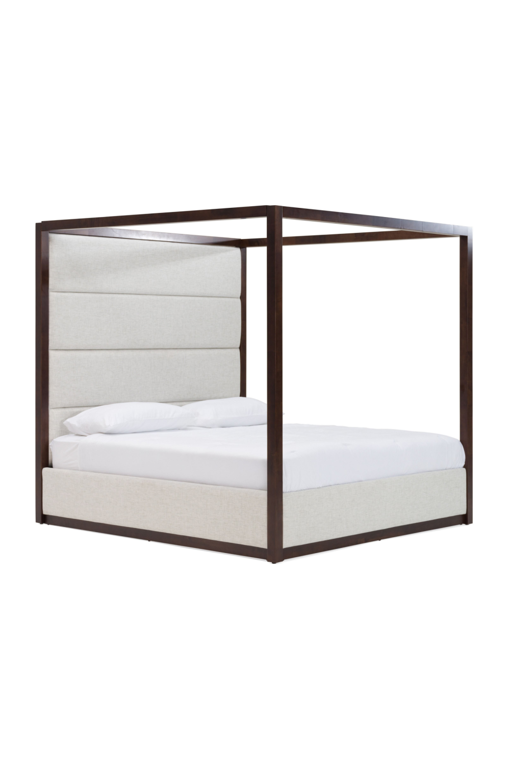 Brown Oak Canopy Bed | OROA Modern Manhattan | Oroa.com