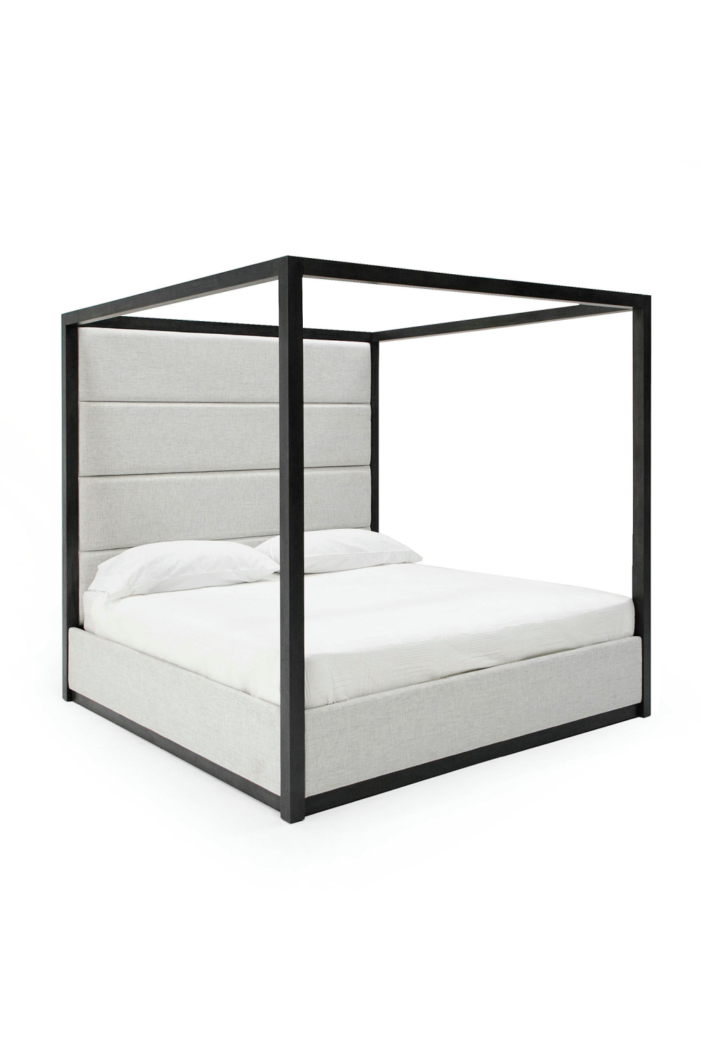 Gray Canopy Queen Bed | OROA Modern Manhattan | Oroa.com