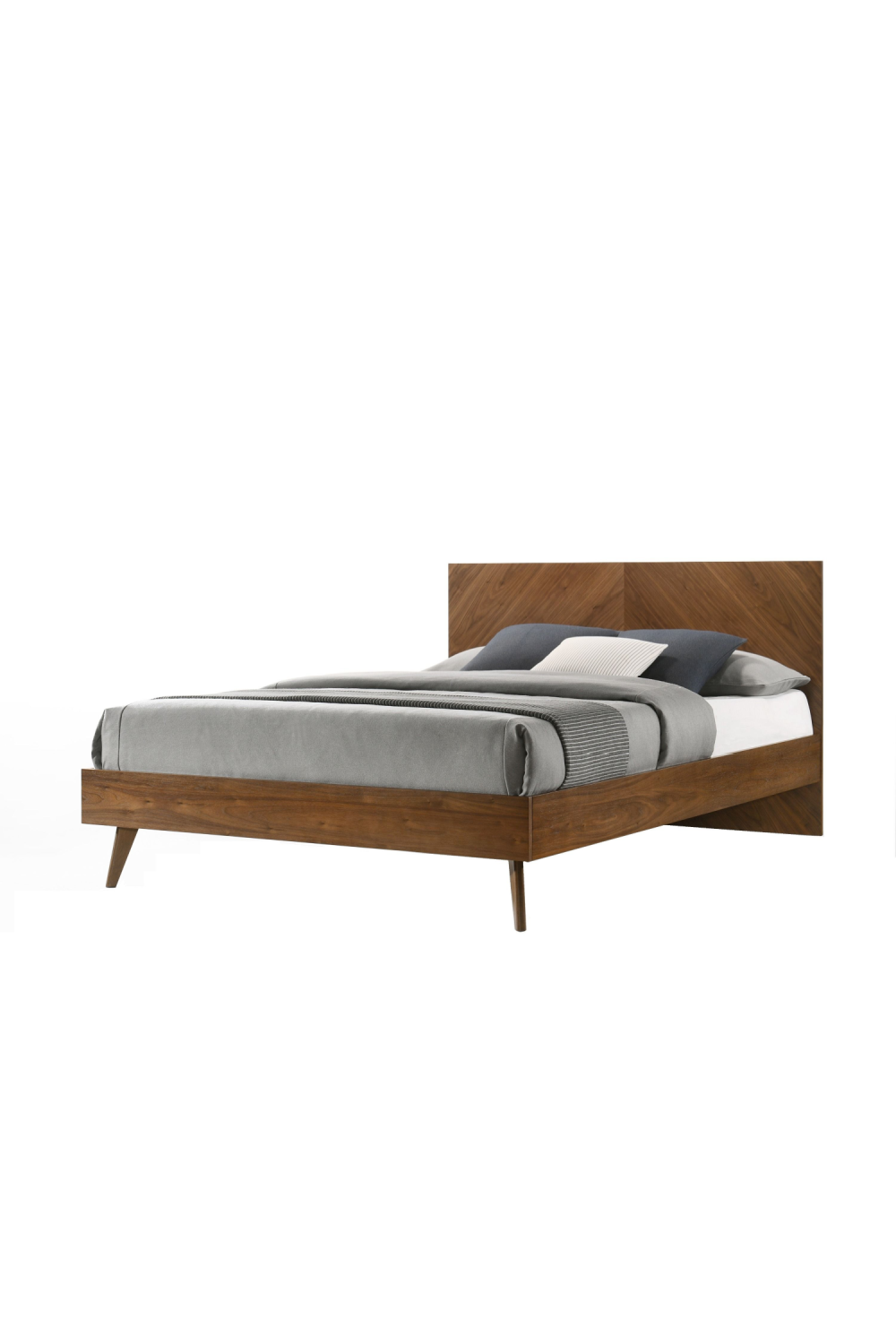 Walnut Veneer Bed | OROA Modern Nova | Oroa.com