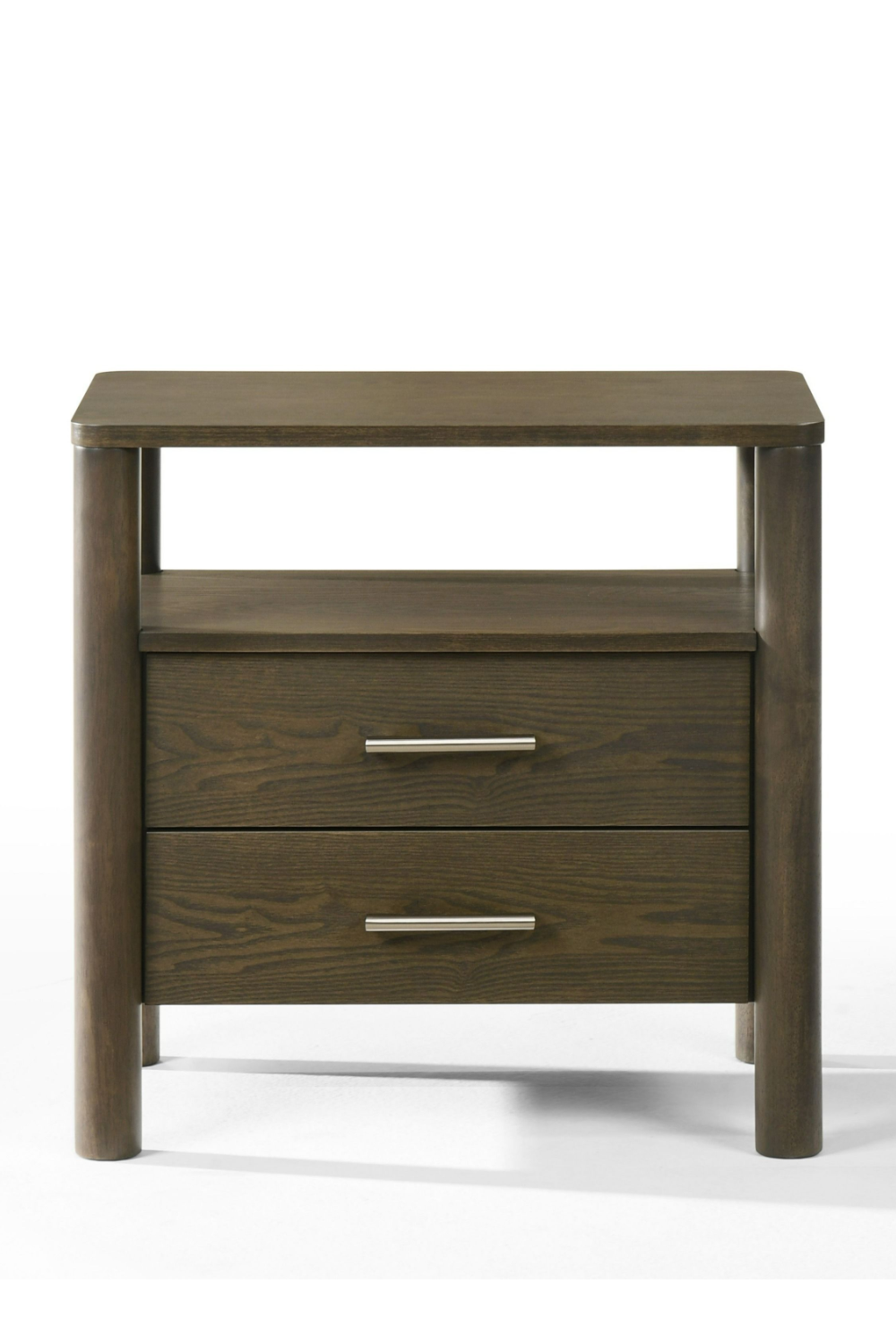 Solid Wood 2-Drawer Nightstand | OROA Modern Carolina | Oroa.com
