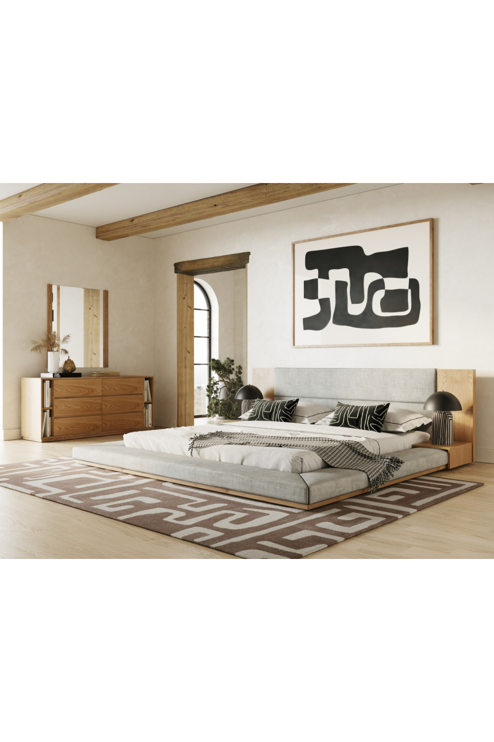 Natural Oak 6-Drawer Dresser | OROA Modern Jagger | Oroa.com