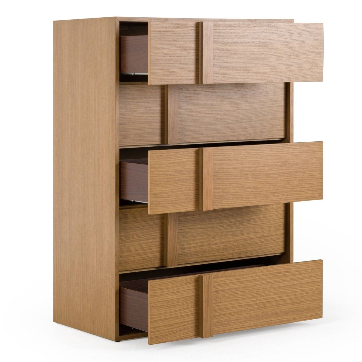 Warm Oak 5-Drawer Chest | OROA Modern Berlin | Oroa.com