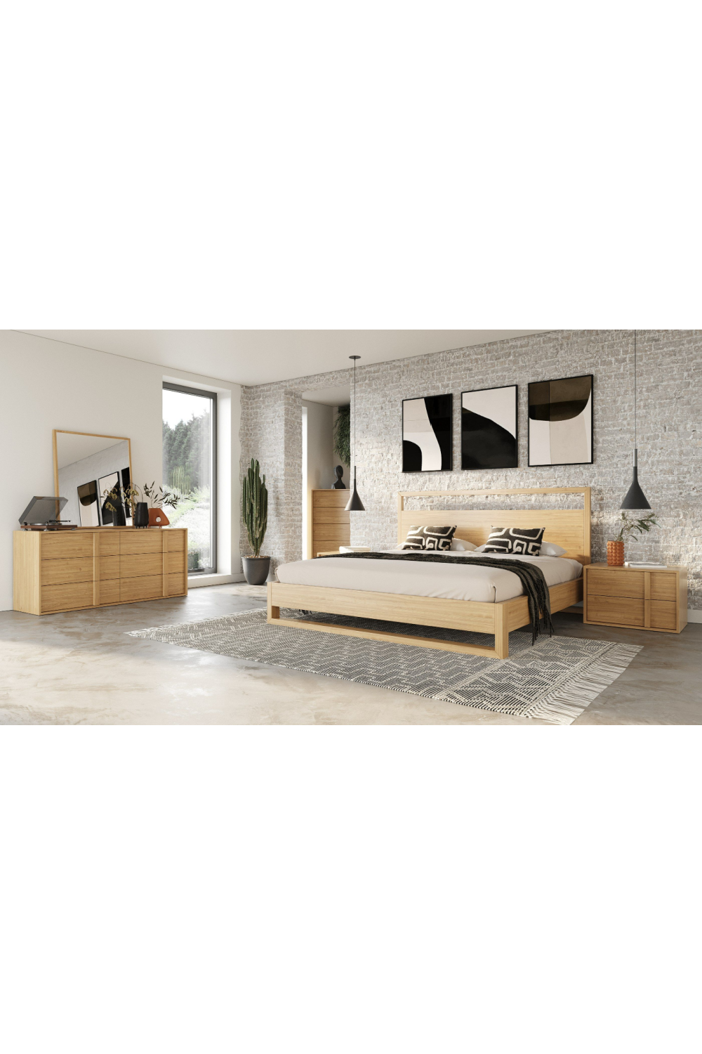 Warm Oak 5-Drawer Dresser | OROA Modern Berlin | Oroa.com