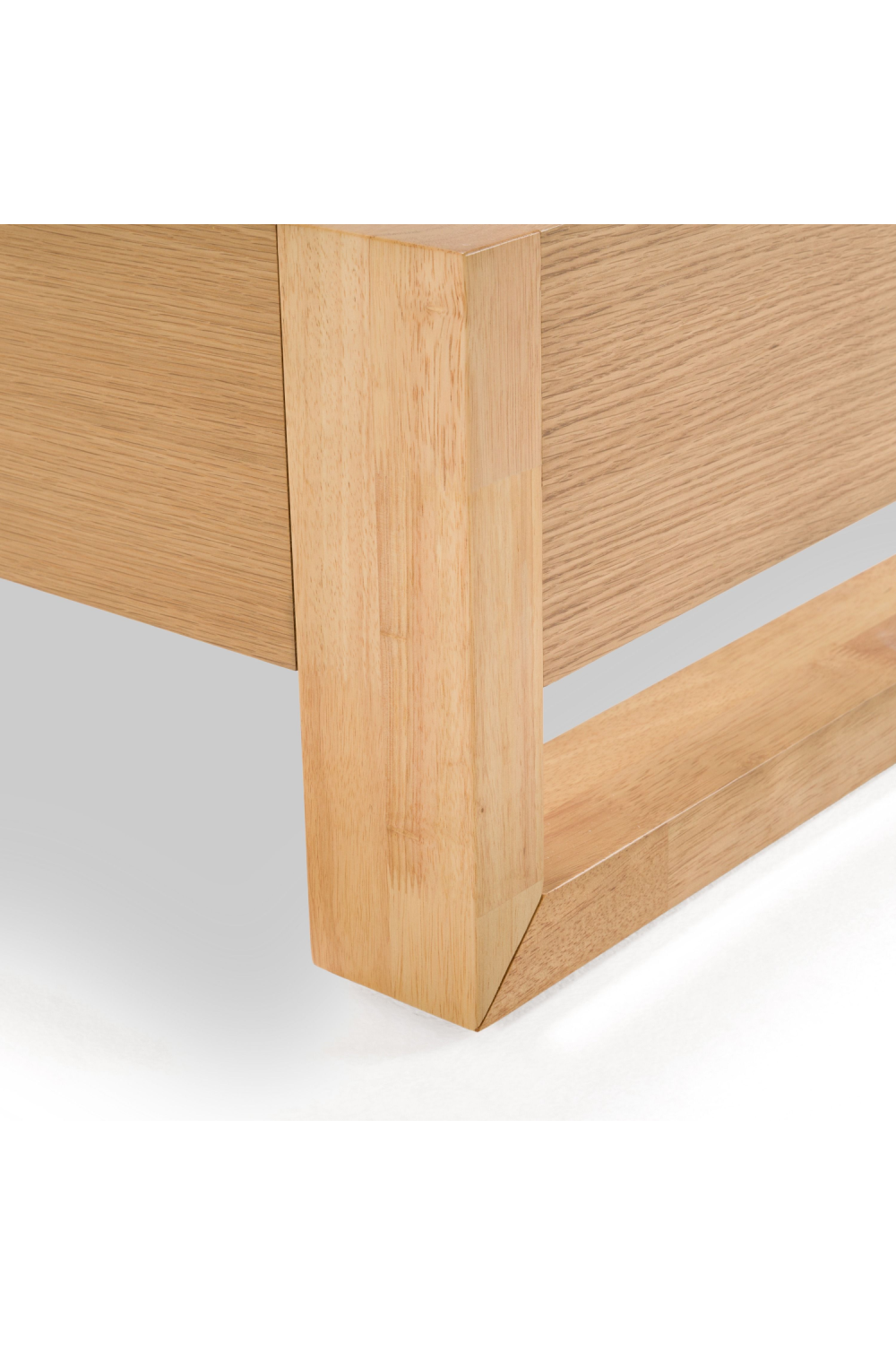 Natural Oak Minimalist Bed | OROA Modern Berlin | Oroa.com