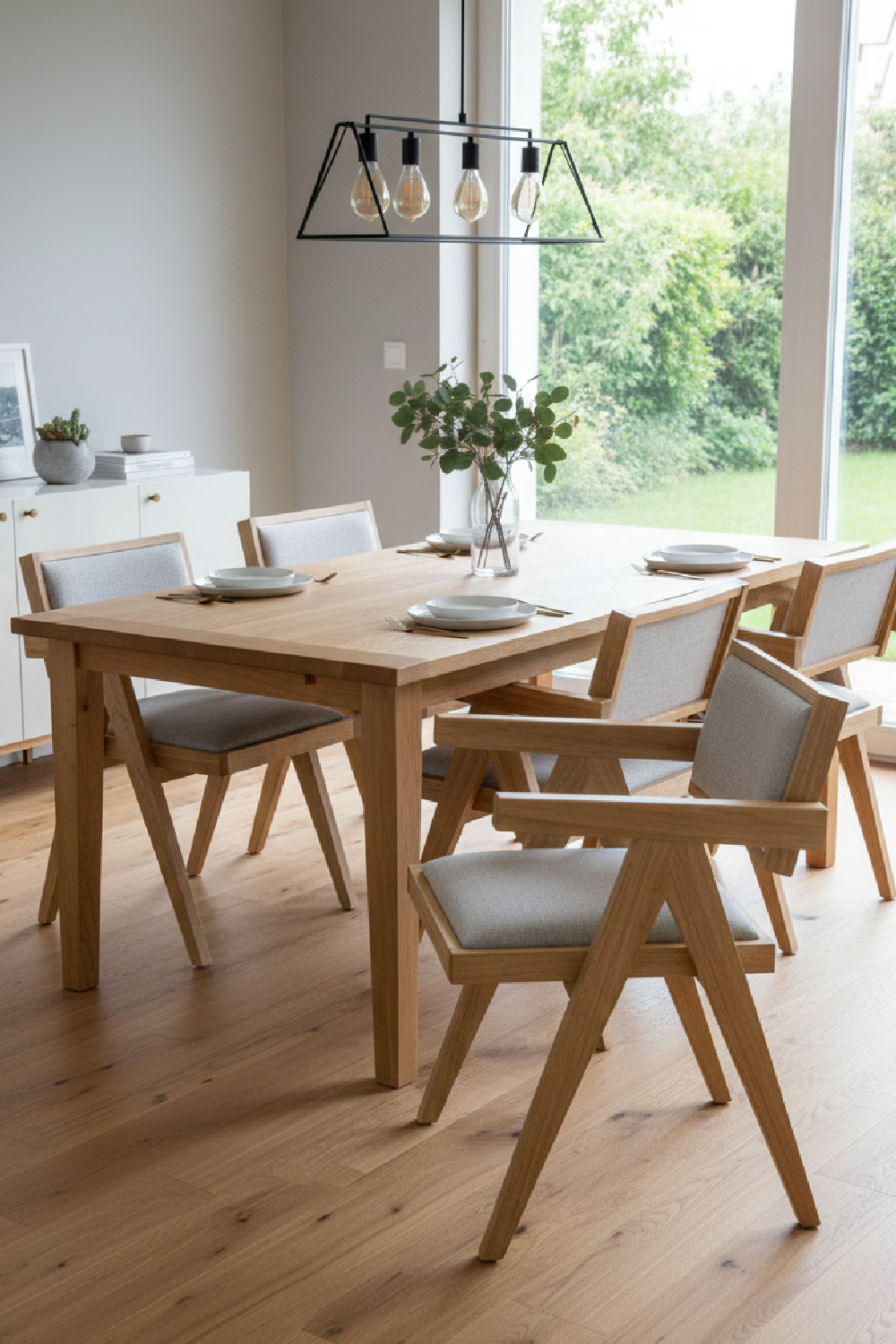 Solid Wood Dining Chairs (2) | OROA Modern Fern | Oroa.com