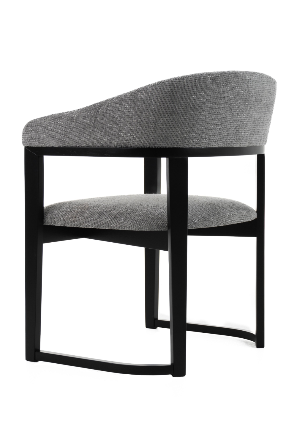 Rubberwood Framed Gray Dining Chair | OROA Modern Maury | Oroa.com