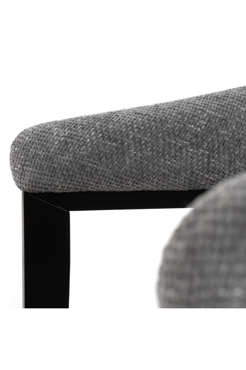 Rubberwood Framed Gray Dining Chair | OROA Modern Maury | Oroa.com