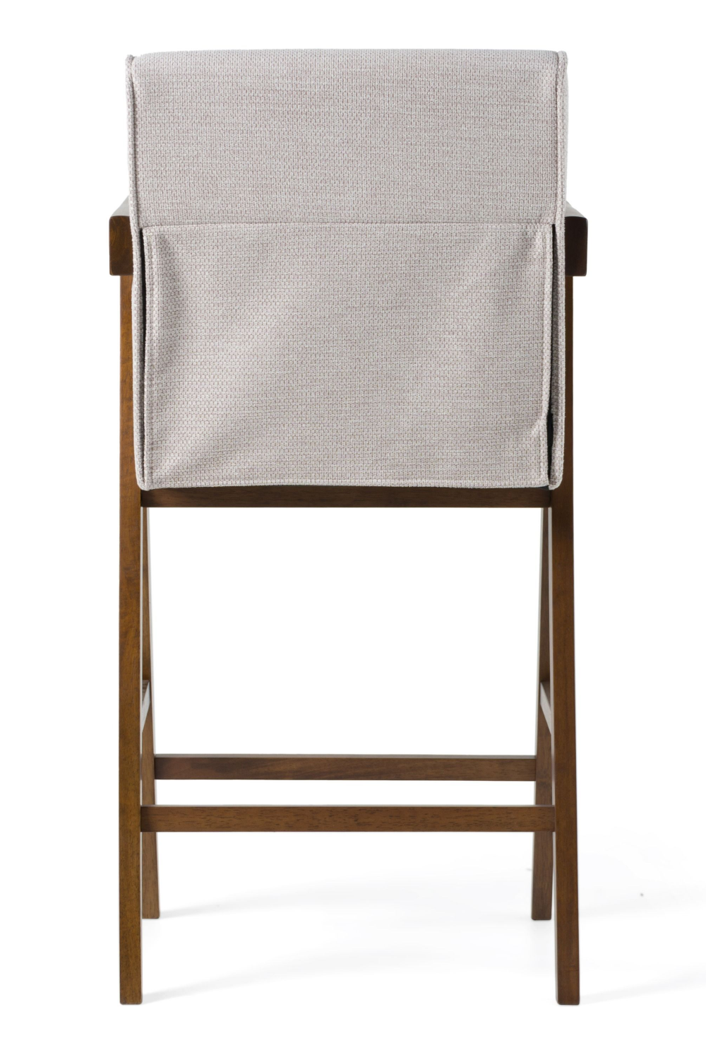 Walnut V-Leg Counter Chairs (2) | Oroa.com