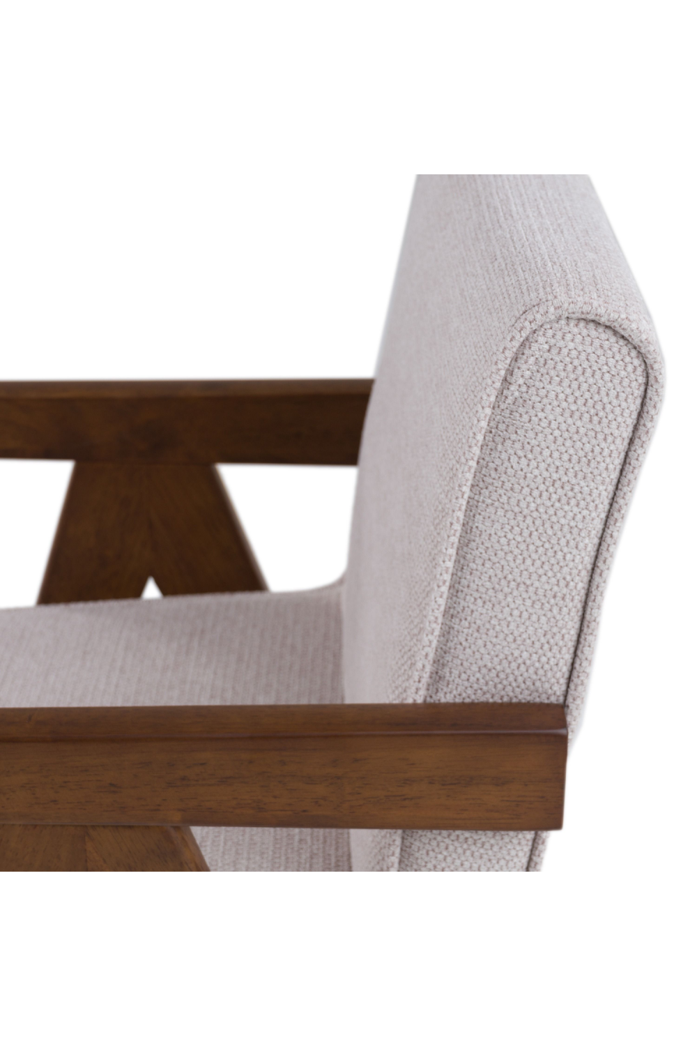 Walnut V-Leg Dining Chairs (2) | OROA Modern Joseline | Oroa.com