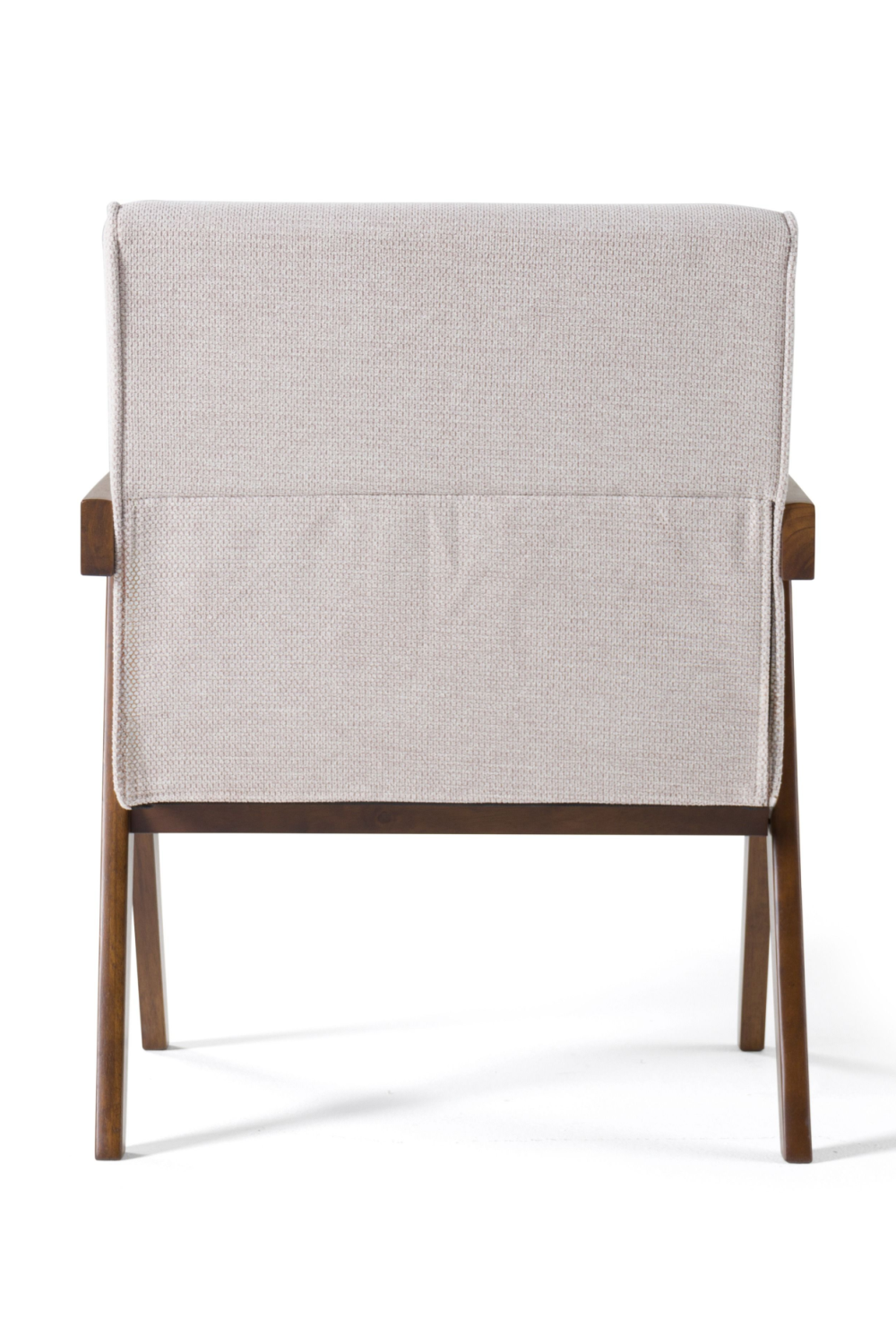 Walnut V-Leg Accent Chairs (2) | OROA Modern Joseline | Oroa.com