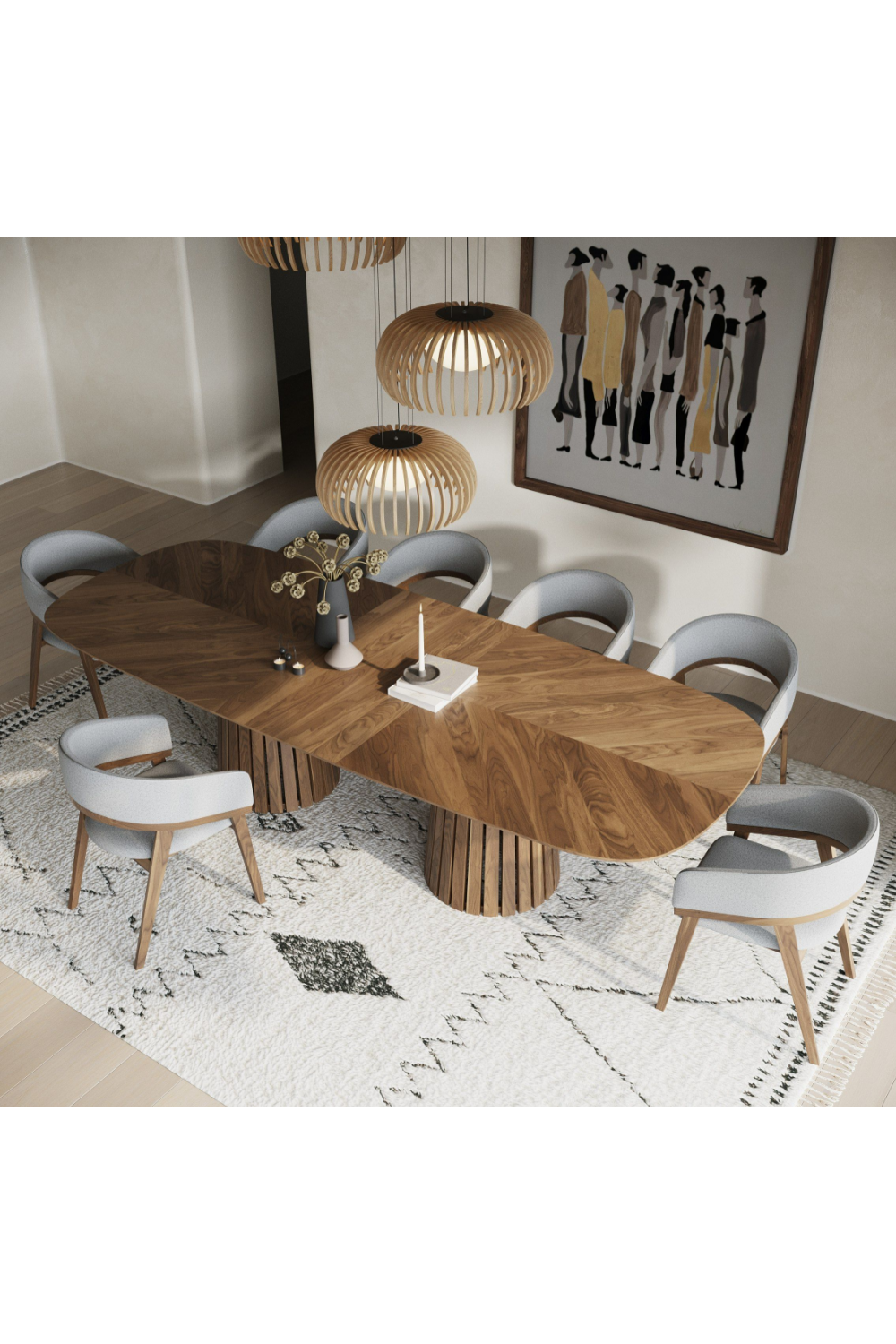 Velvet Dining Chair | OROA Modern Saehee | Oroa.com