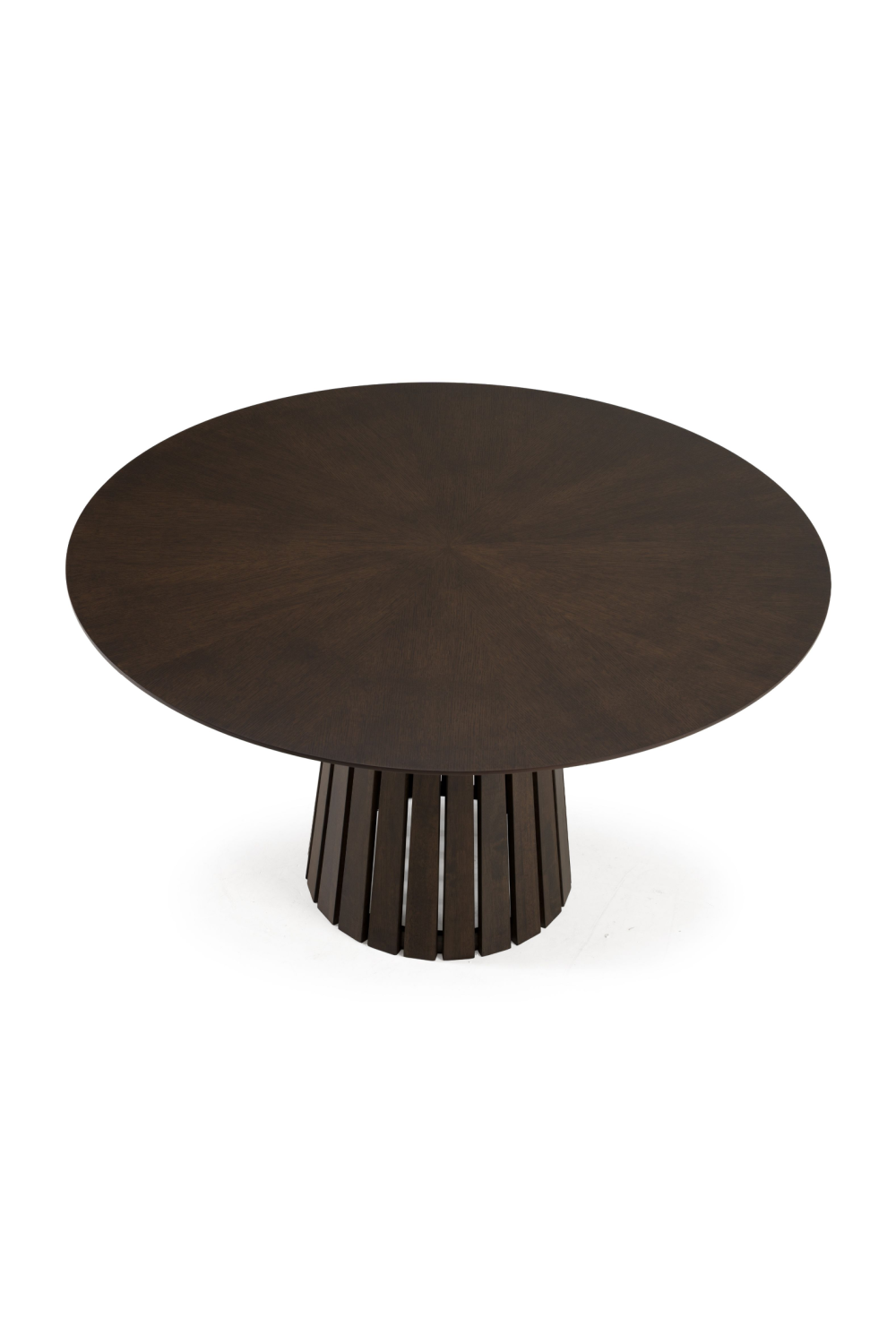 Wenge Veneer Round Dining Table | OROA Modern Weiss | Oroa.com