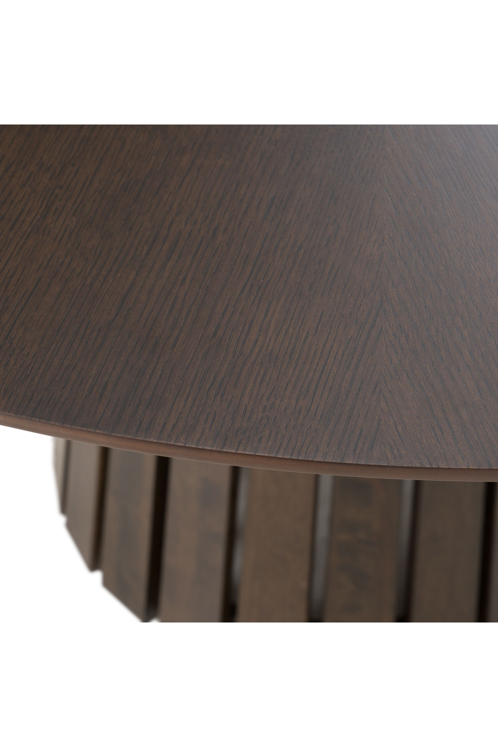 Wenge Veneer Round Dining Table | OROA Modern Weiss | Oroa.com