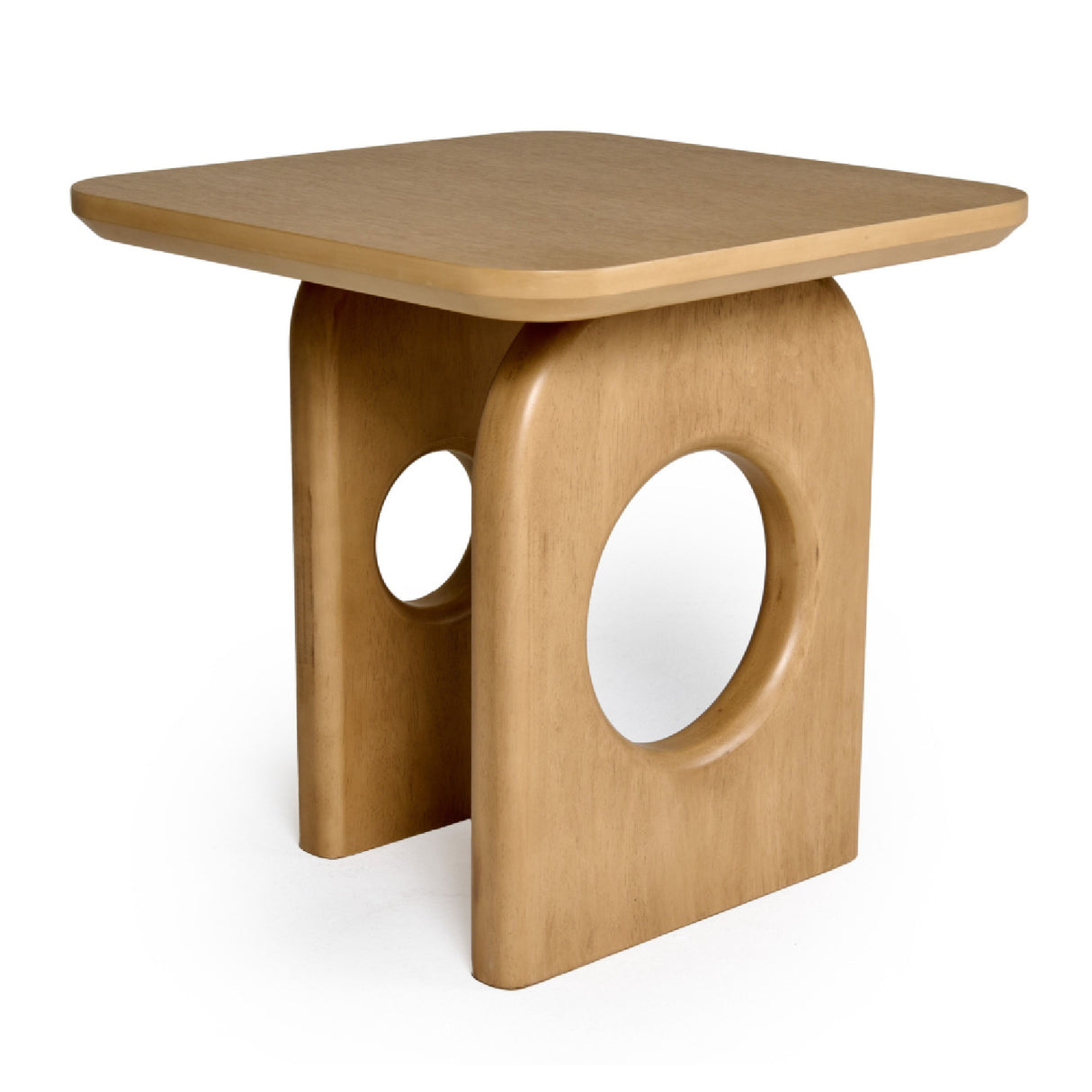 White Oak End Table – Oshana – side view