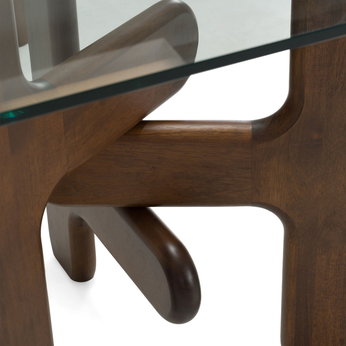 Modern European furniture - Clear Glass Dining Table - www.oroa.com