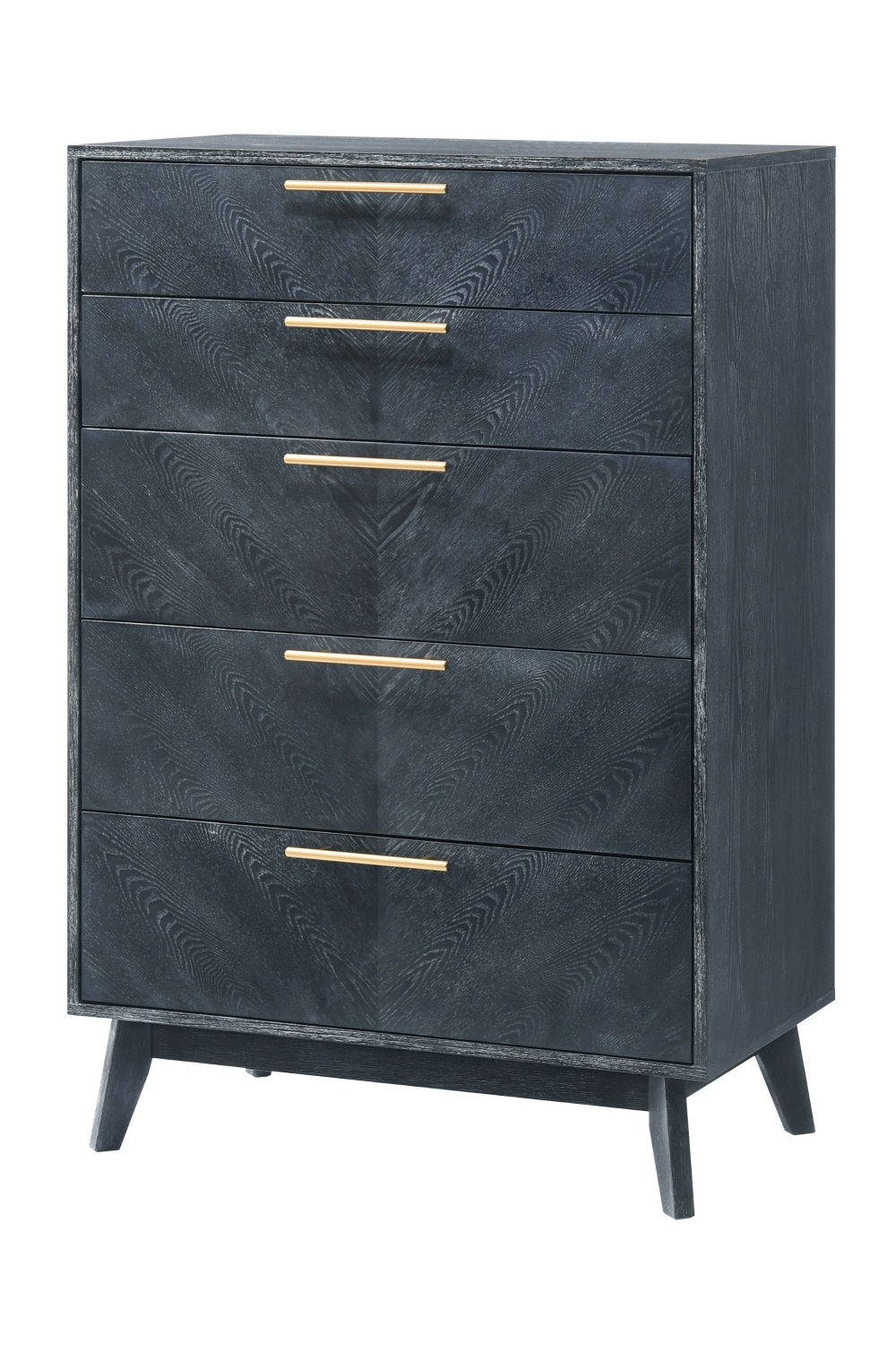 Gray Ash 5-Drawer Chest | Oroa.com