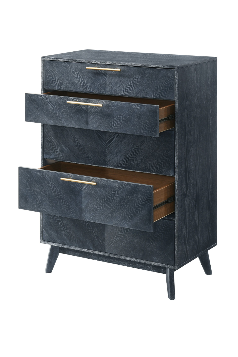 Gray Ash 5-Drawer Chest | Oroa.com
