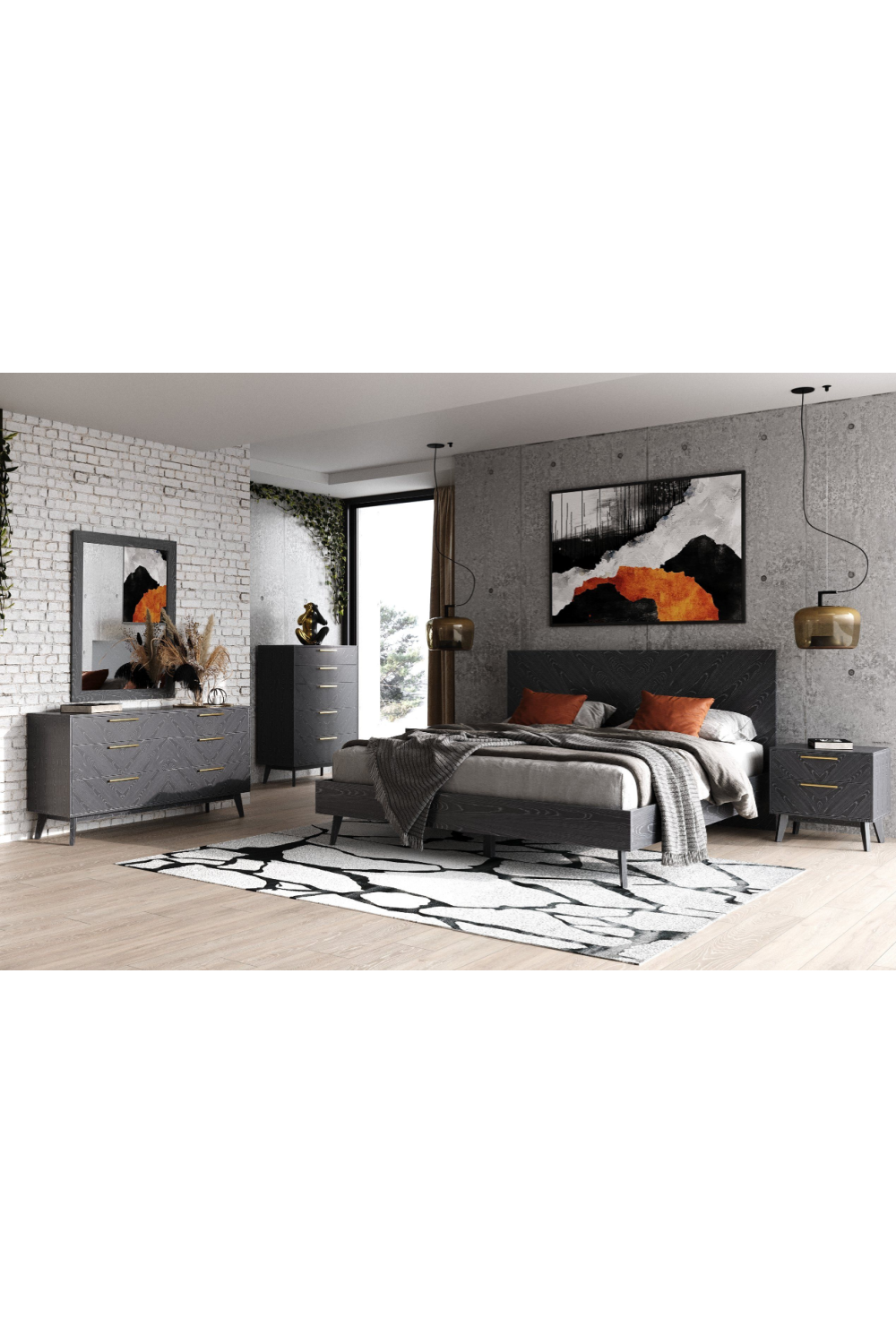 Gray Ash 6-Drawer Dresser | Oroa.com