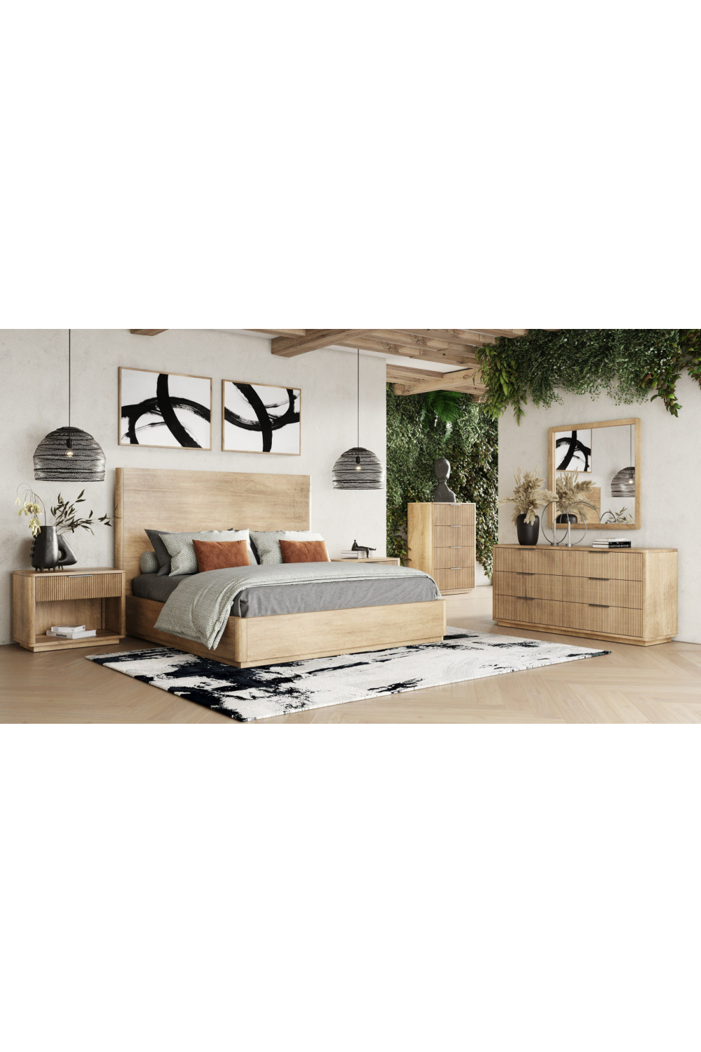 Natural Oak Bed | OROA Modern Santa Monica | Oroa.com