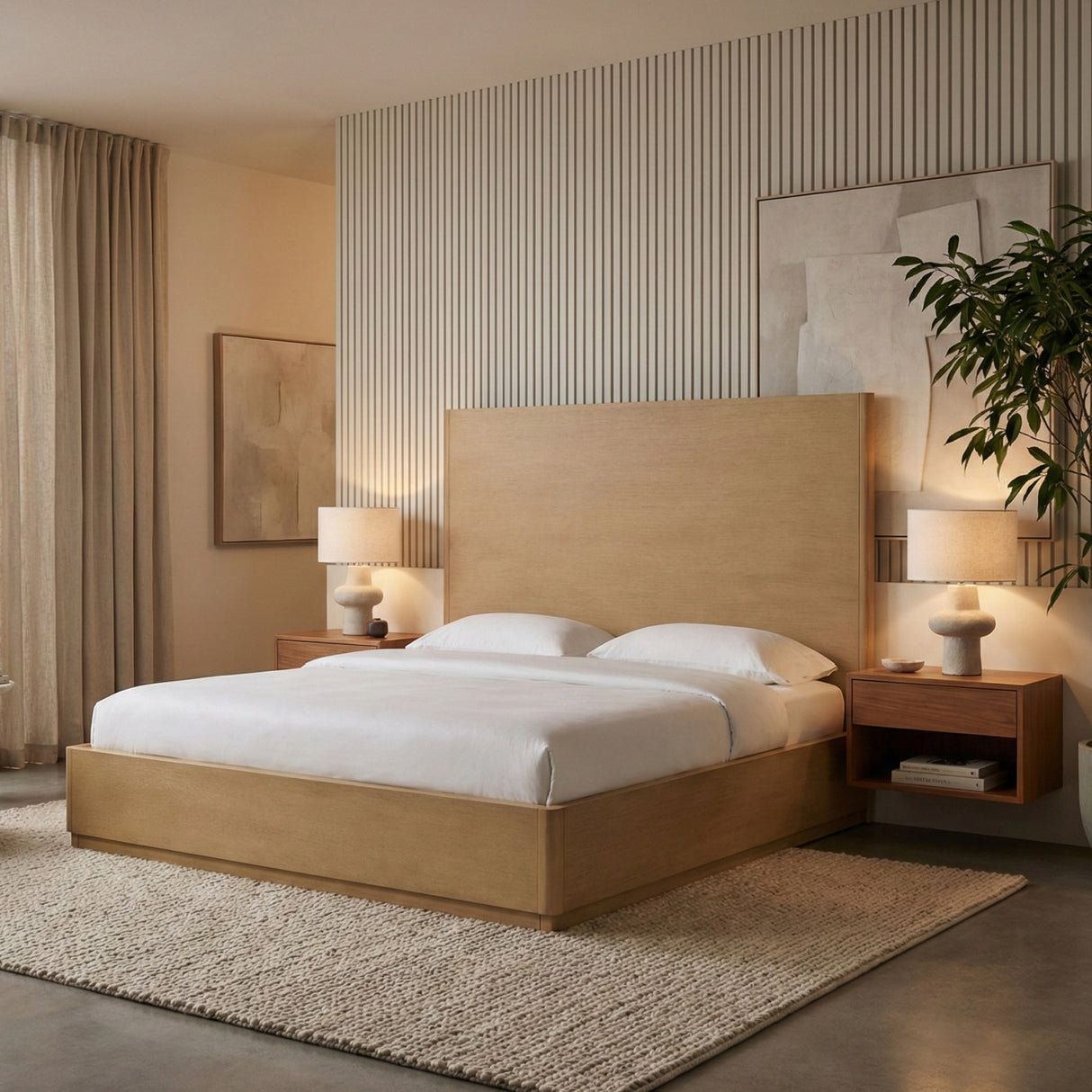 Natural Oak Bed | OROA Modern Santa Monica | Oroa.com