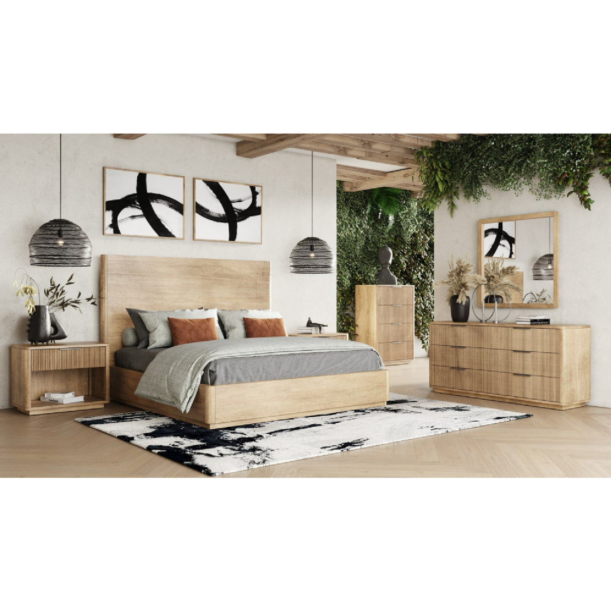 Natural Oak Bed | OROA Modern Santa Monica | Oroa.com