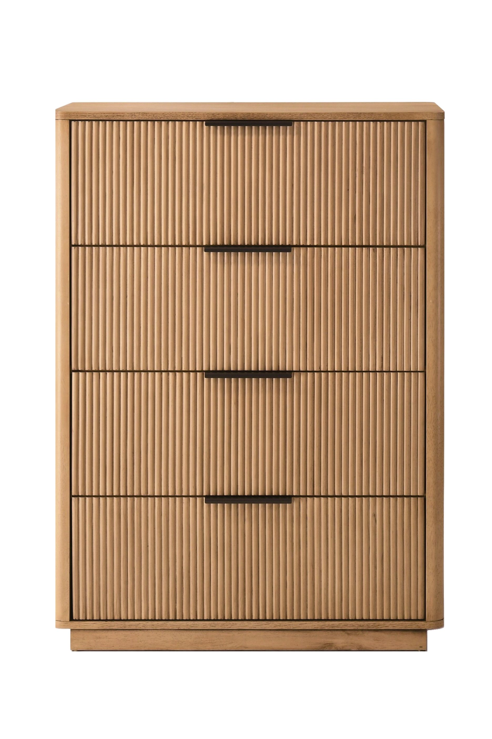 Reeded Wood 4-Drawer Chest | OROA Modern Santa Monica | Oroa.com